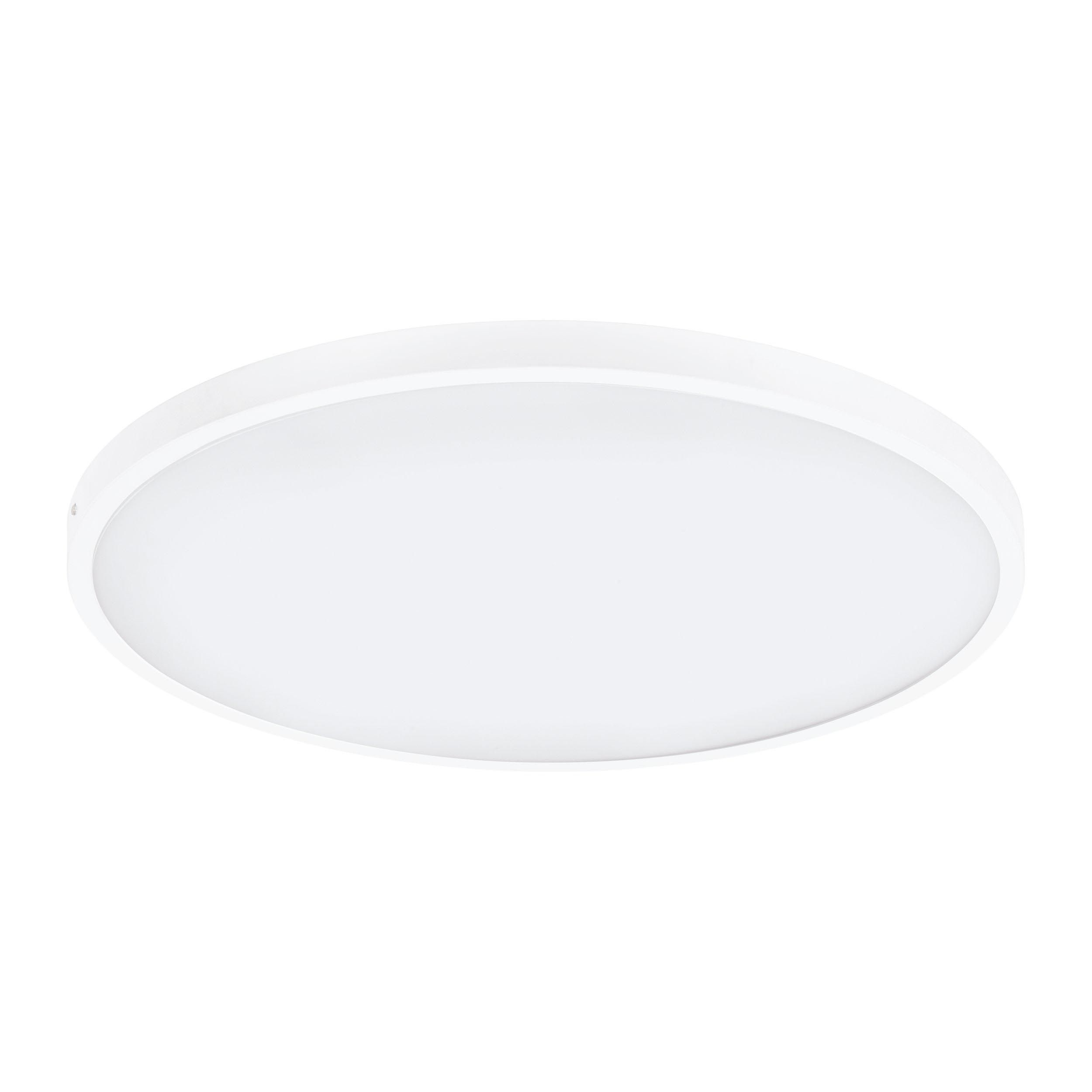 Plafonnier plastique blanc FUEVA 1 D60CM LED INT 1X27W