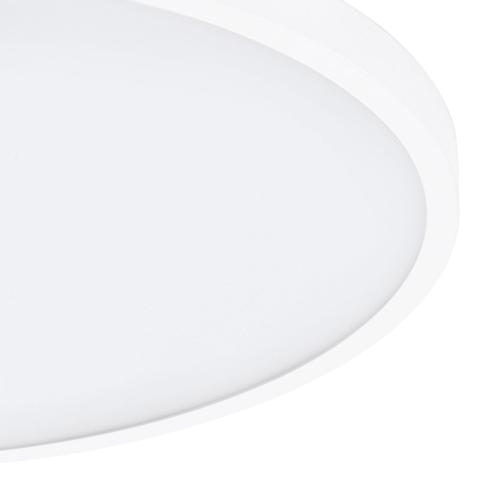 Plafonnier plastique blanc FUEVA 1 D60CM LED INT 1X27W