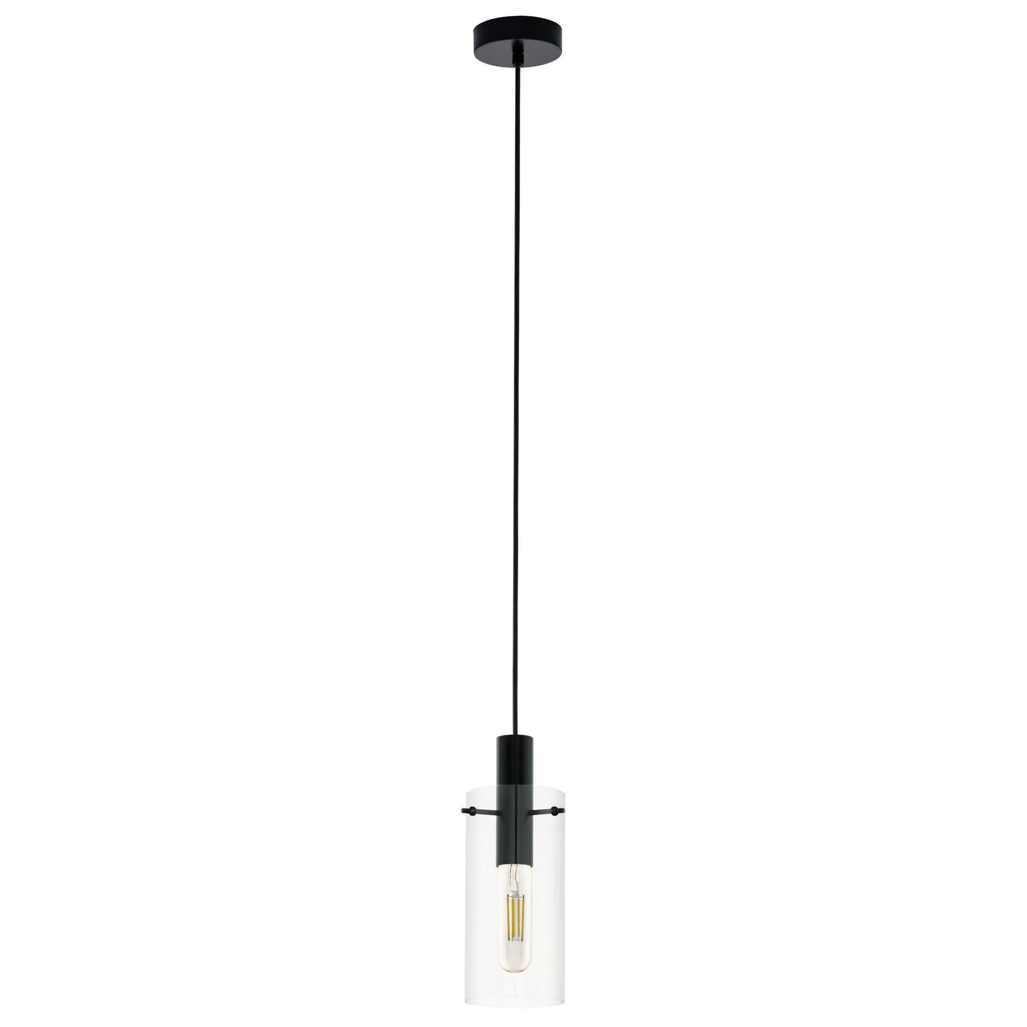 Suspension verre trspt MONTEFINO E27 1X60W