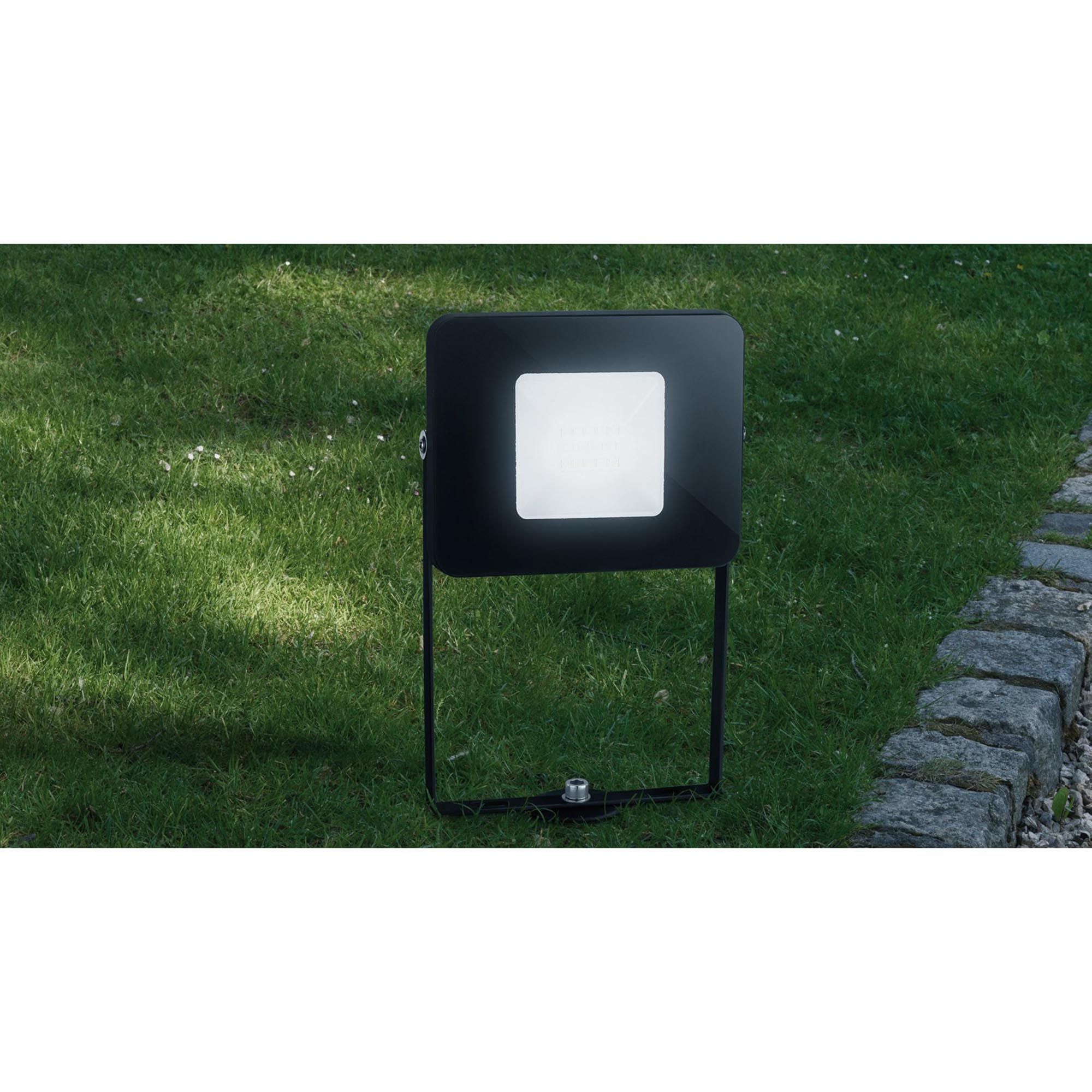 Spot à piquer extérieur métal noir FAEDO 4 H31CM LED INT 10W