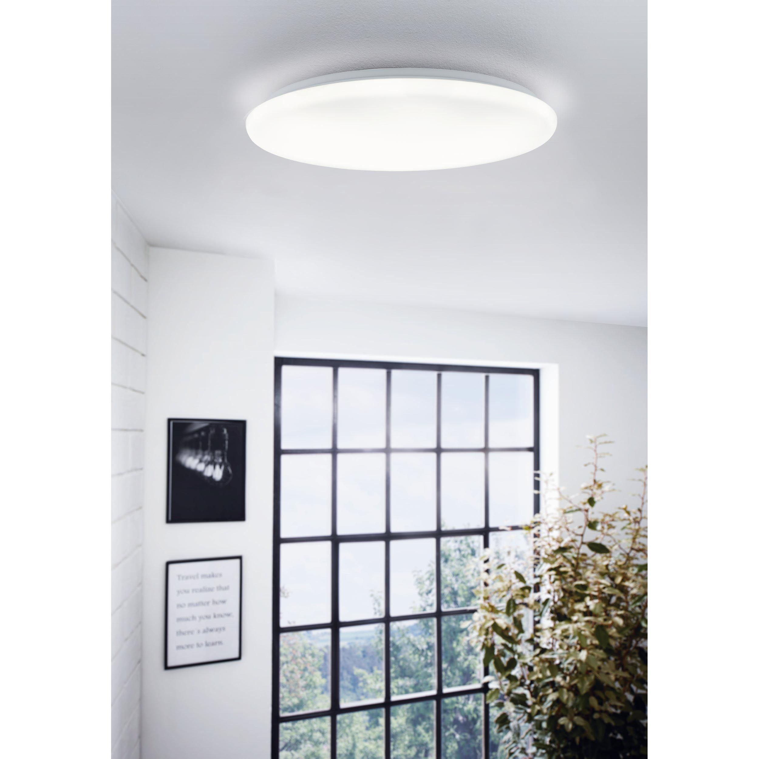 Plafonnier métal blanc GIRON LED INT 1X36W