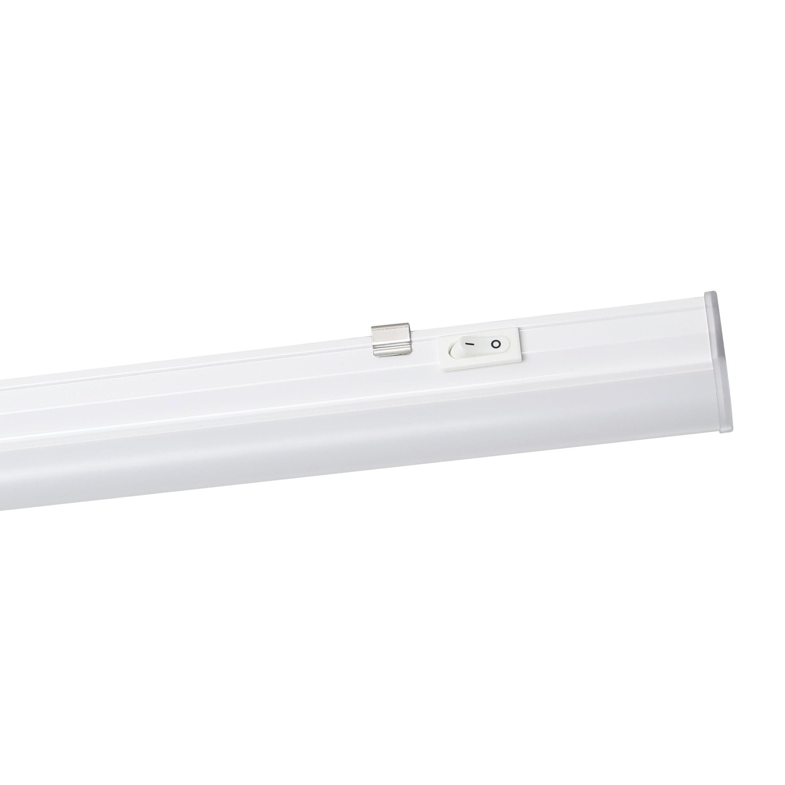 Plafonnier plastique blanc DUNDRY LED INT 1X6,6W