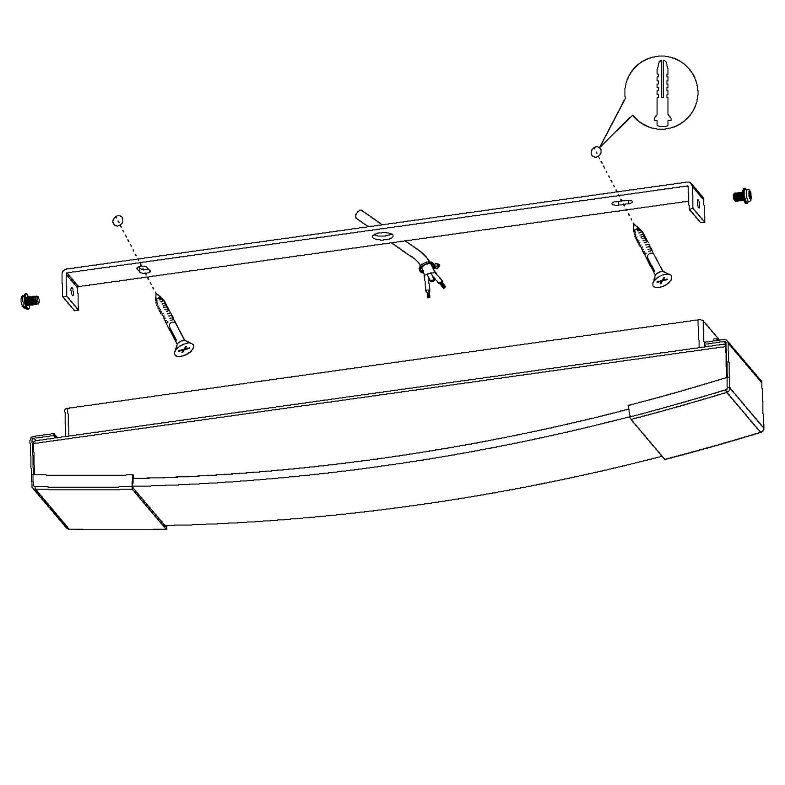 Applique murale métal argenté SIDERNO LED INT 1X8,3W