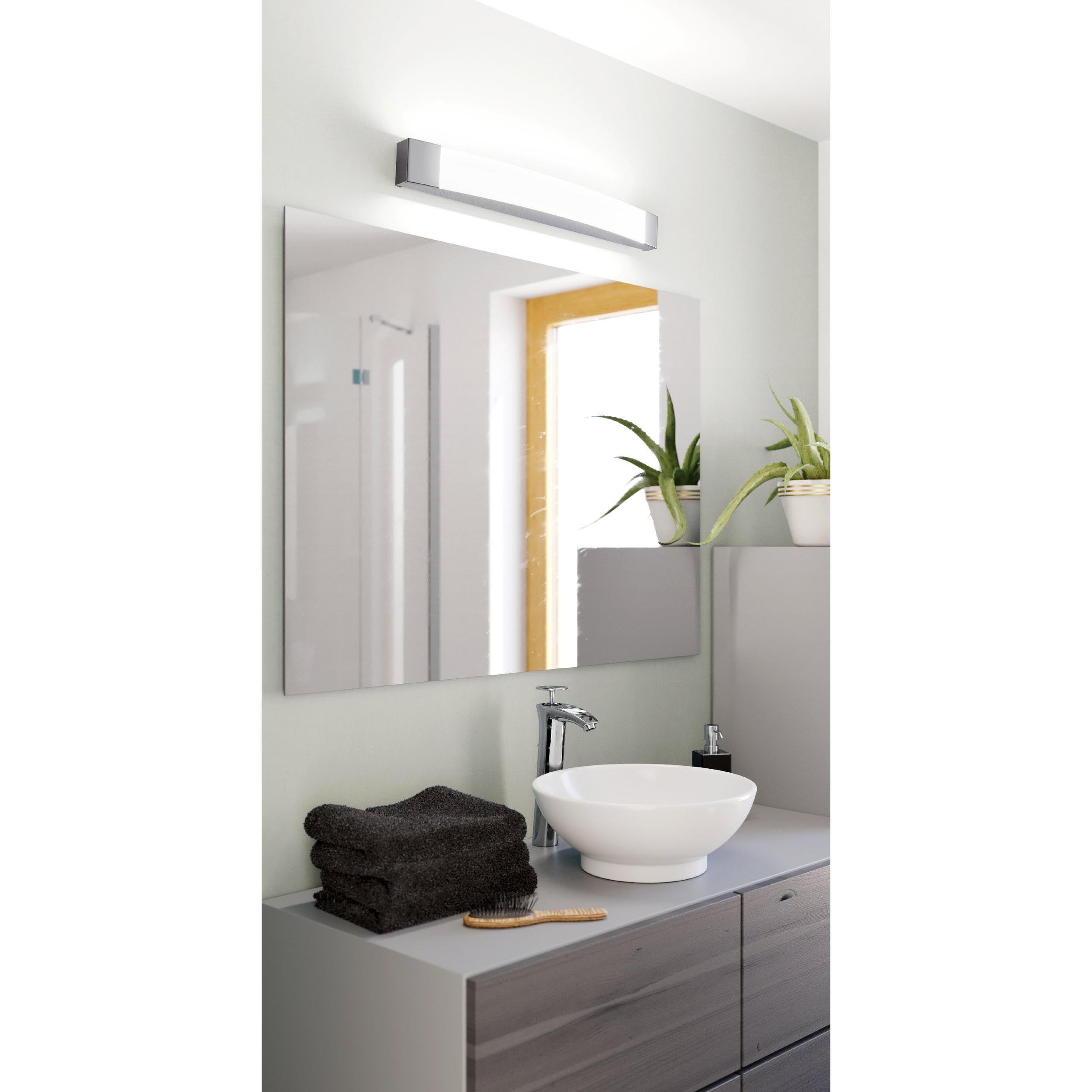 Applique murale métal argenté SIDERNO LED INT 1X16W