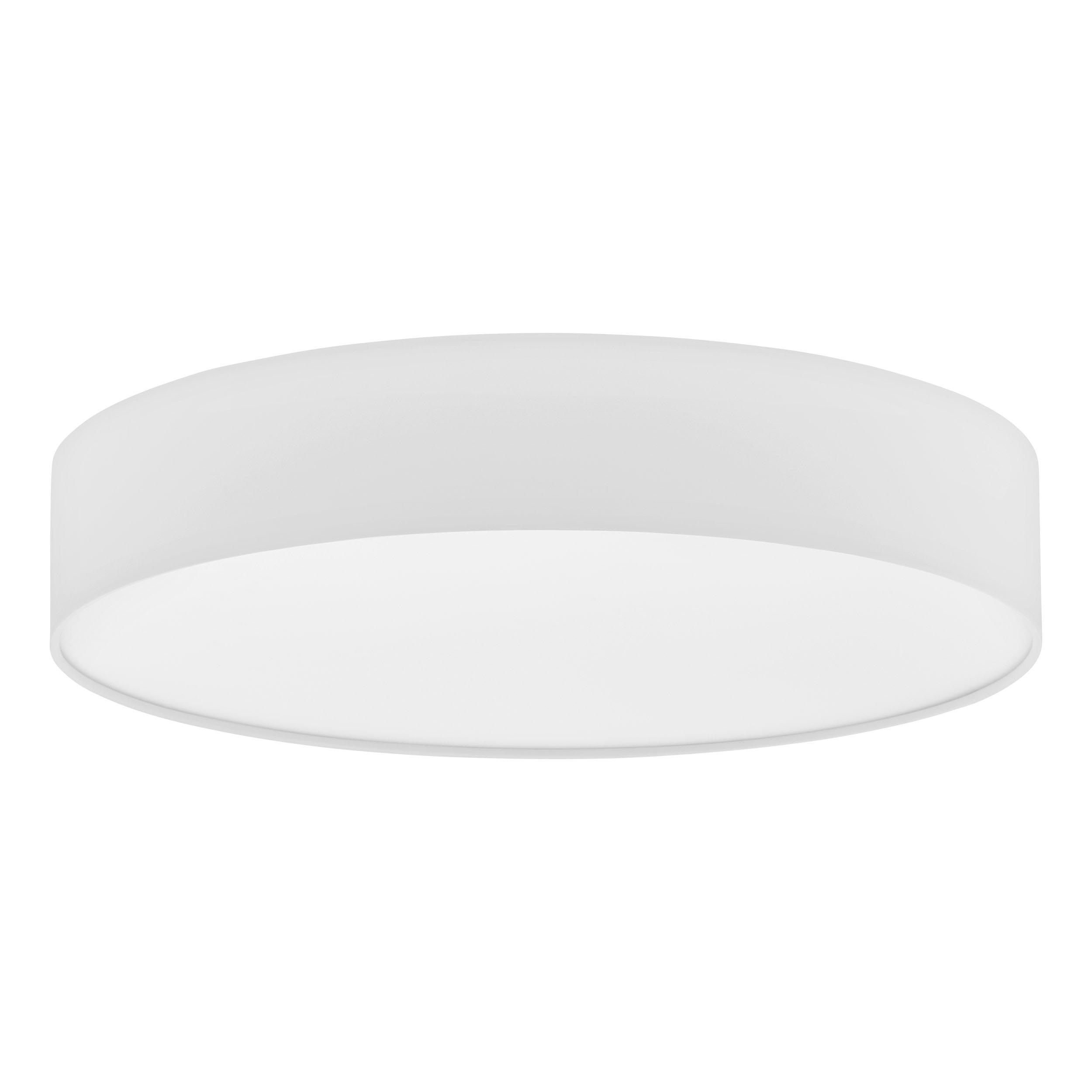 Plafonnier tissu blanc ROMAO 1 LED INT 3X36W