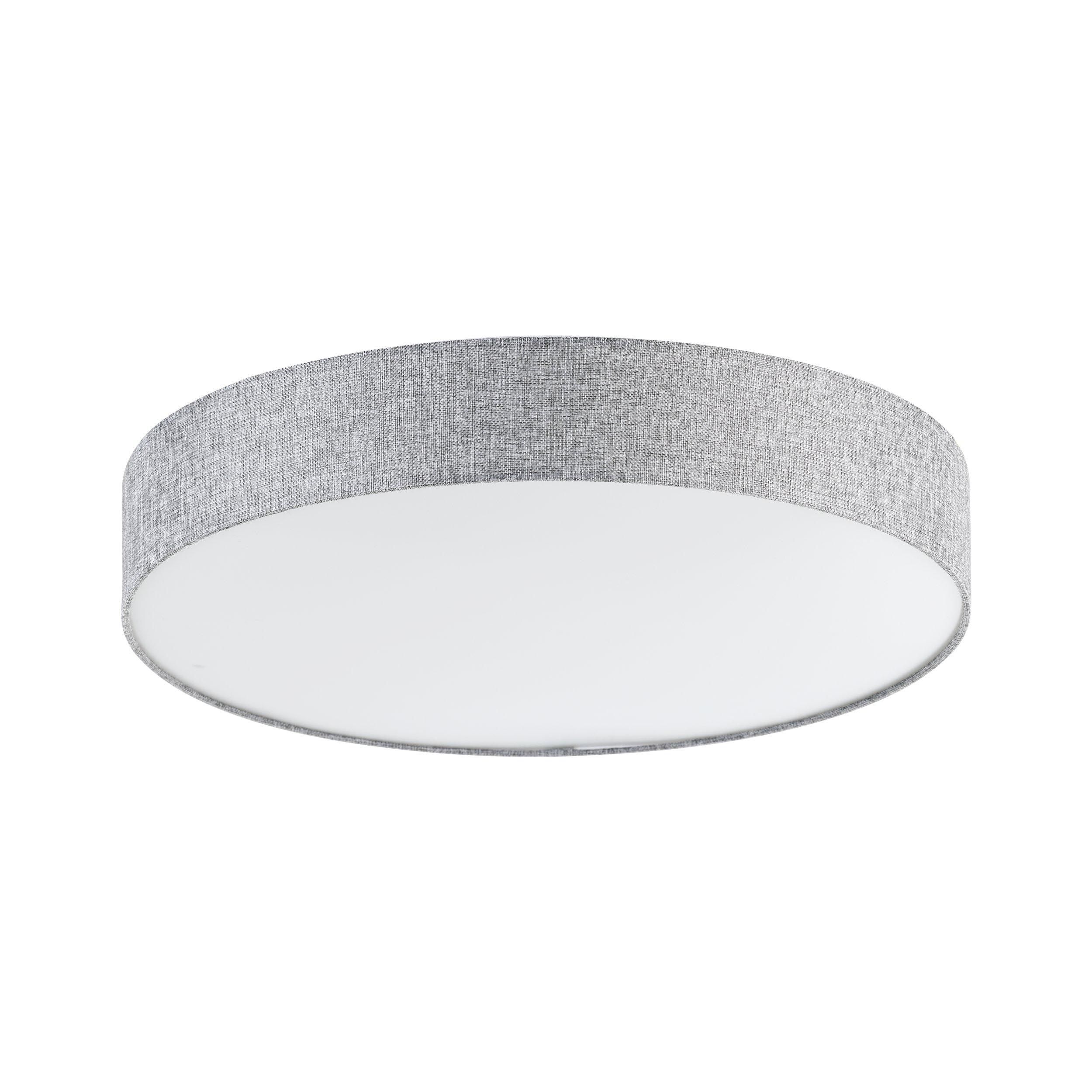 Plafonnier tissu gris ROMAO LED INT 1X36W