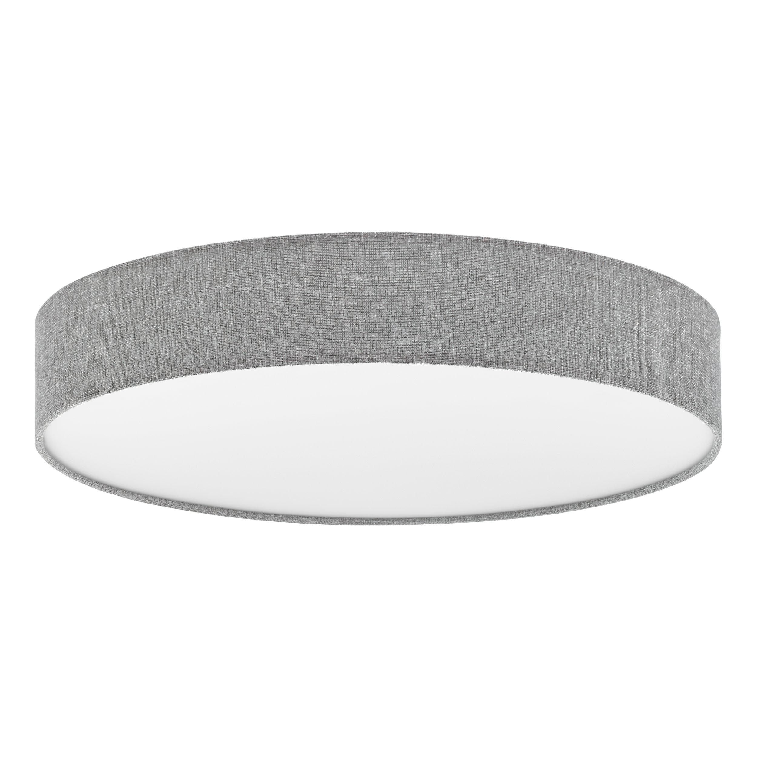 Plafonnier tissu gris ROMAO LED INT 1X36W