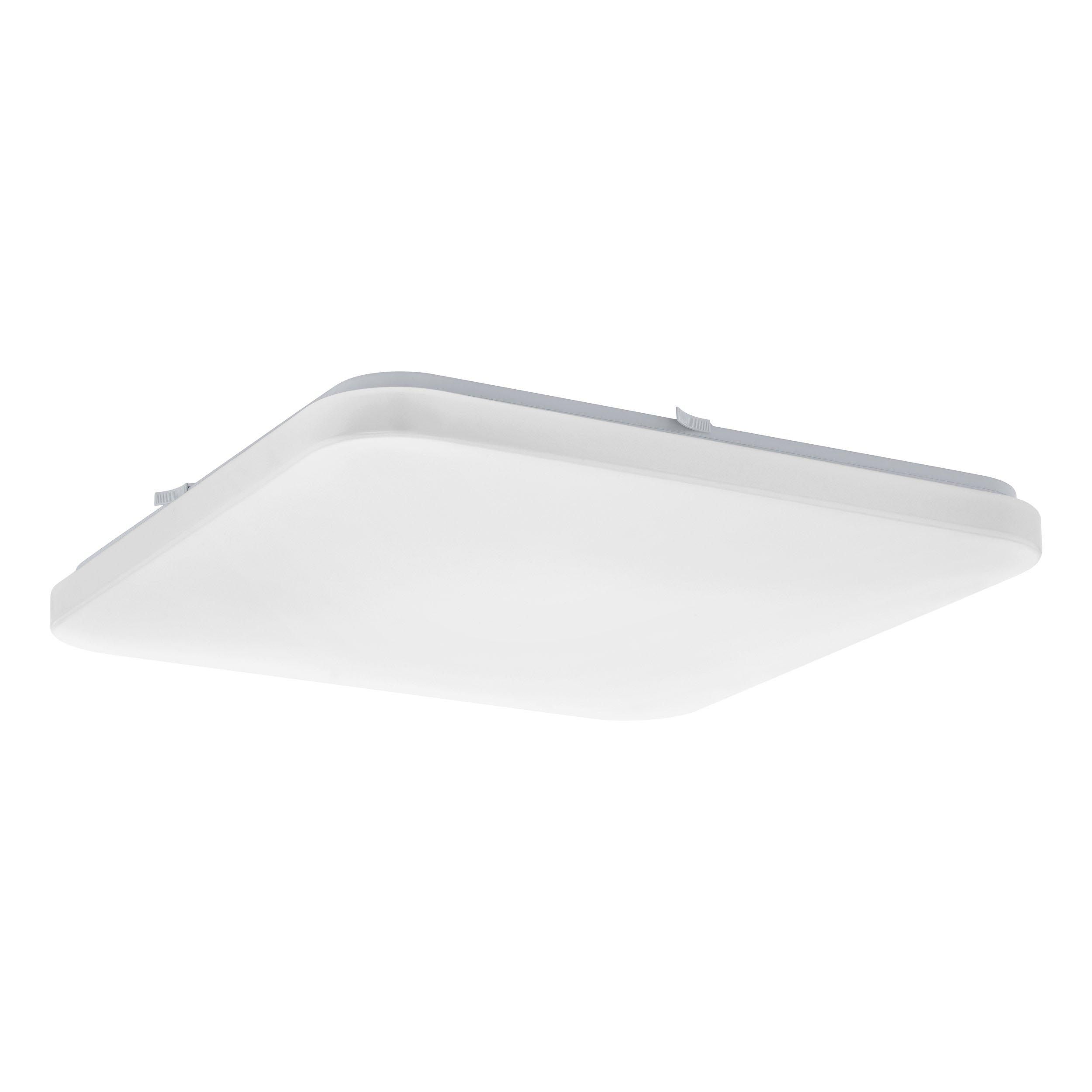 Plafonnier plastique blanc FRANIA Carré 43X43CM LED INT 6X5,5W