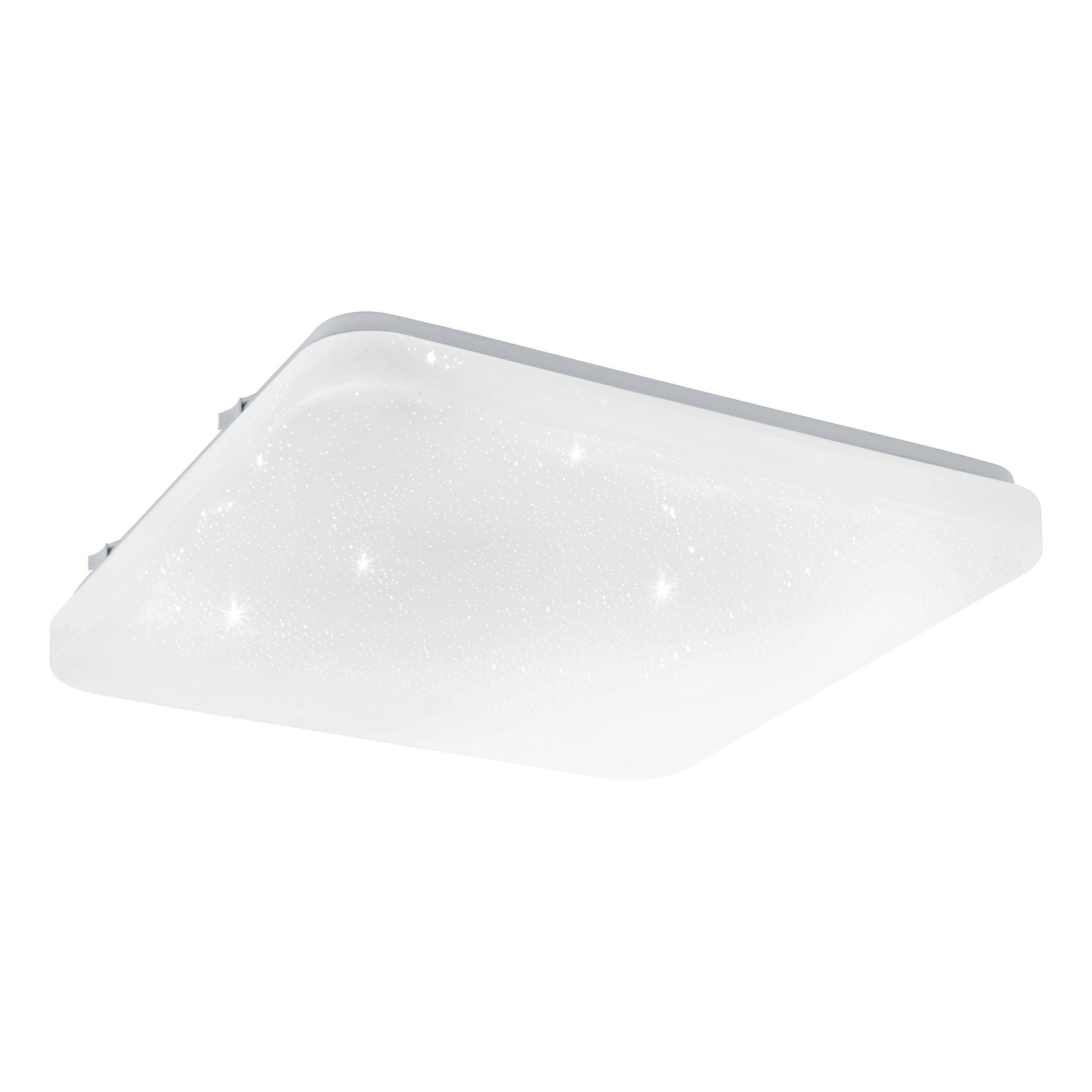 Plafonnier plastique blanc FRANIA-S 28X28CM LED INT 1X10W