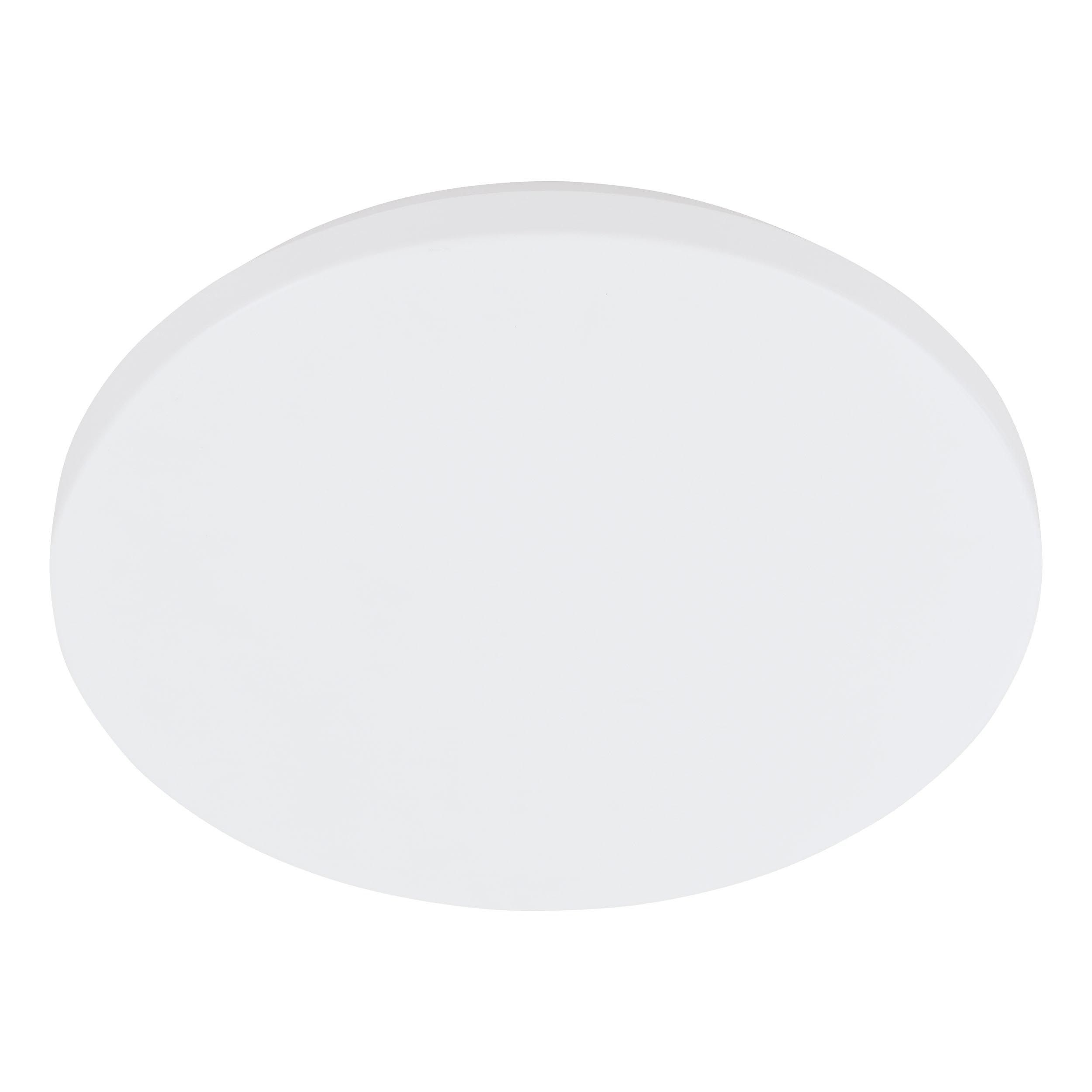 Plafonnier plastique blanc FRANIA LED Rond D33CM INT 14,6W