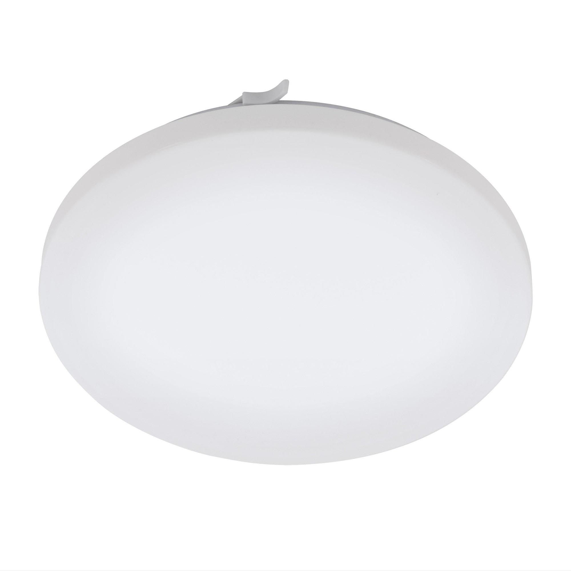 Plafonnier plastique blanc FRANIA LED Rond D33CM INT 14,6W