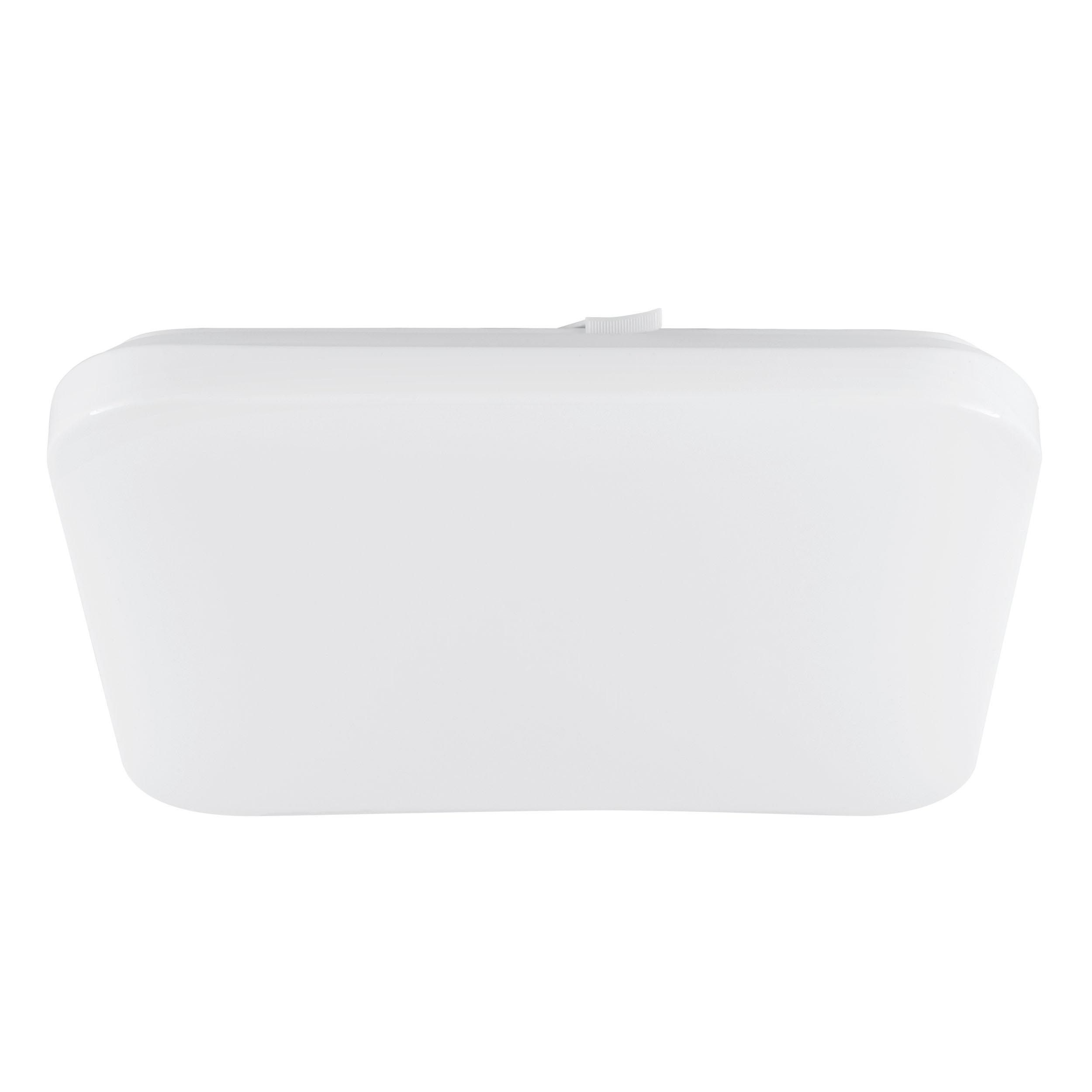 Plafonnier plastique blanc FRANIA Carré 33X33CM LED INT 1X14,6W