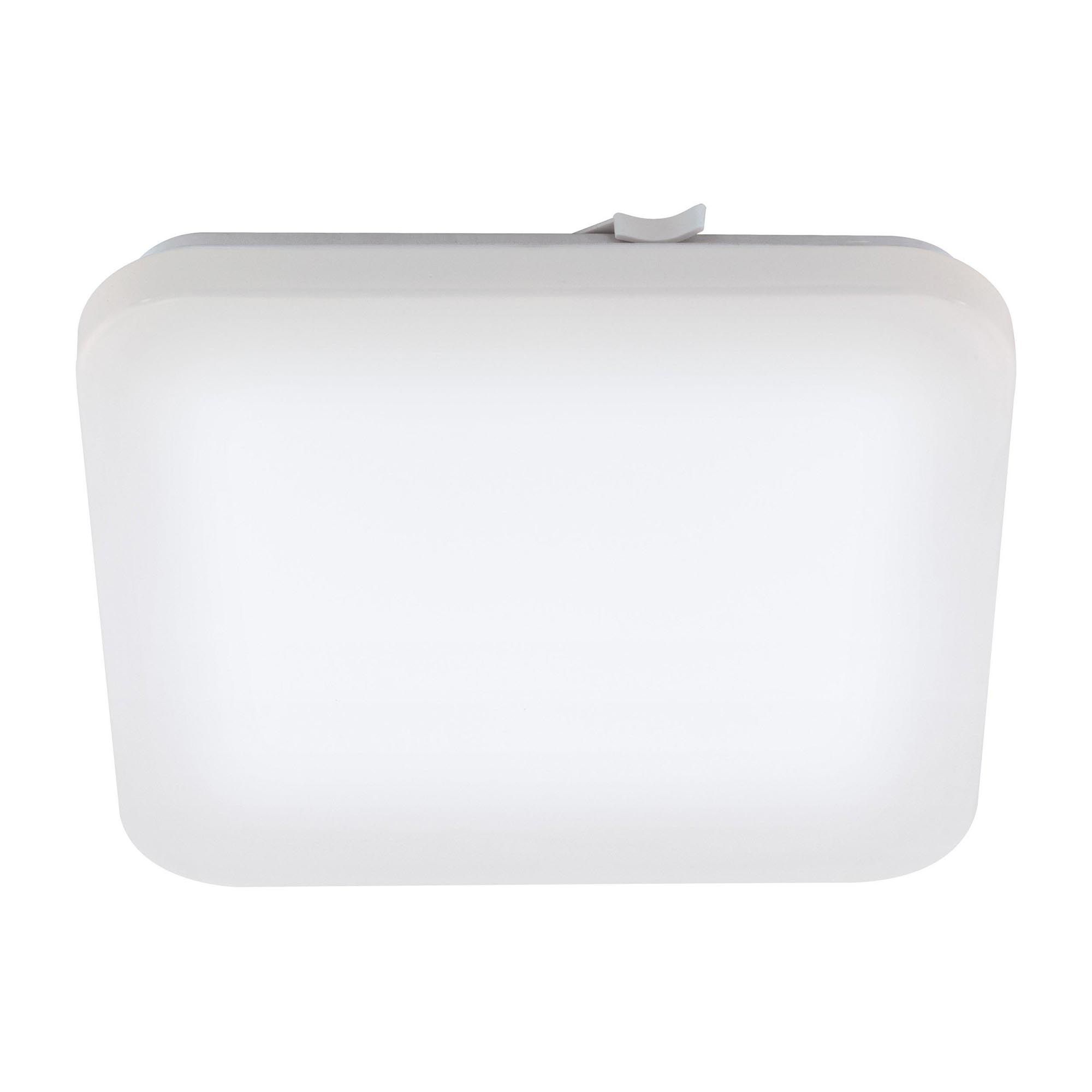 Plafonnier plastique blanc FRANIA Carré 33X33CM LED INT 1X14,6W