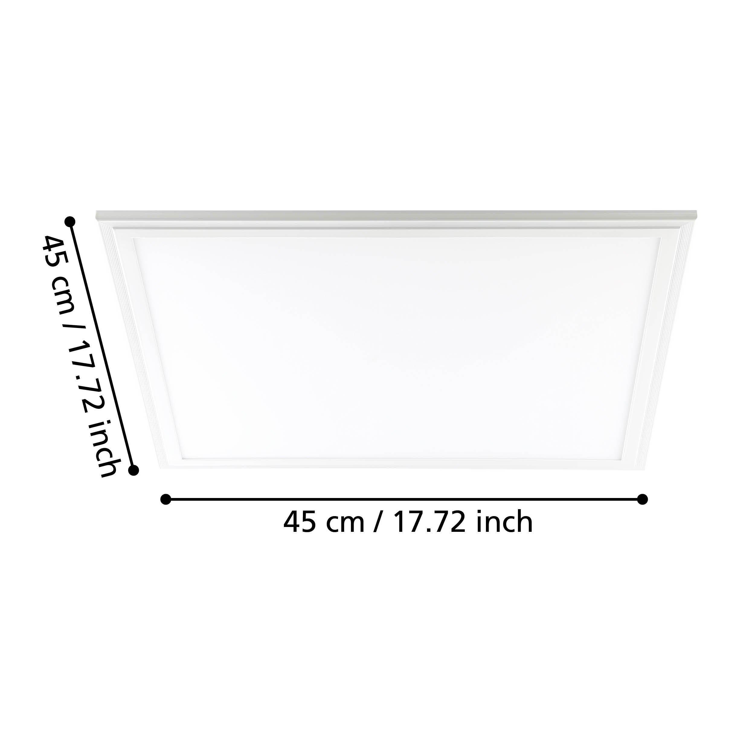 Plafonnier plastique blanc SALOBRENA 1 LED INT 1X21,5W