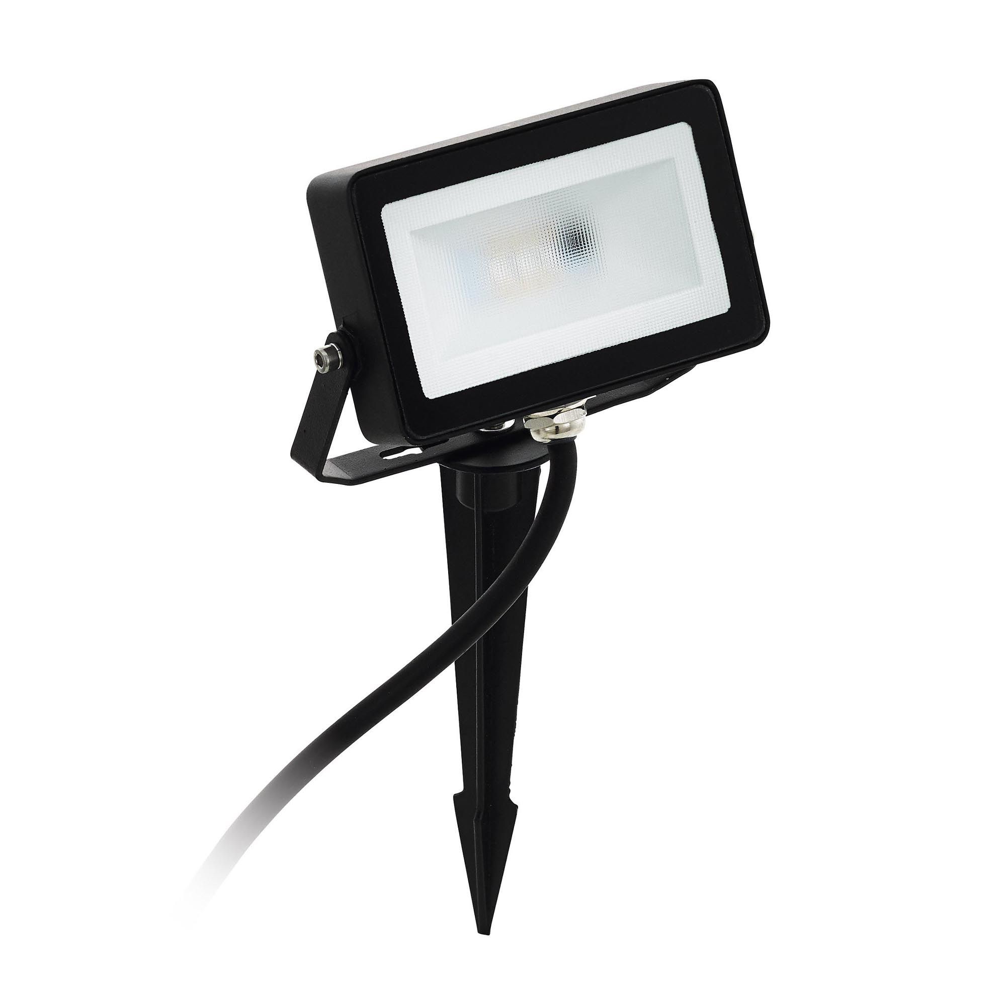 Projecteur extérieur en métal noir FAEDO 4 H9CM LED INT 10W