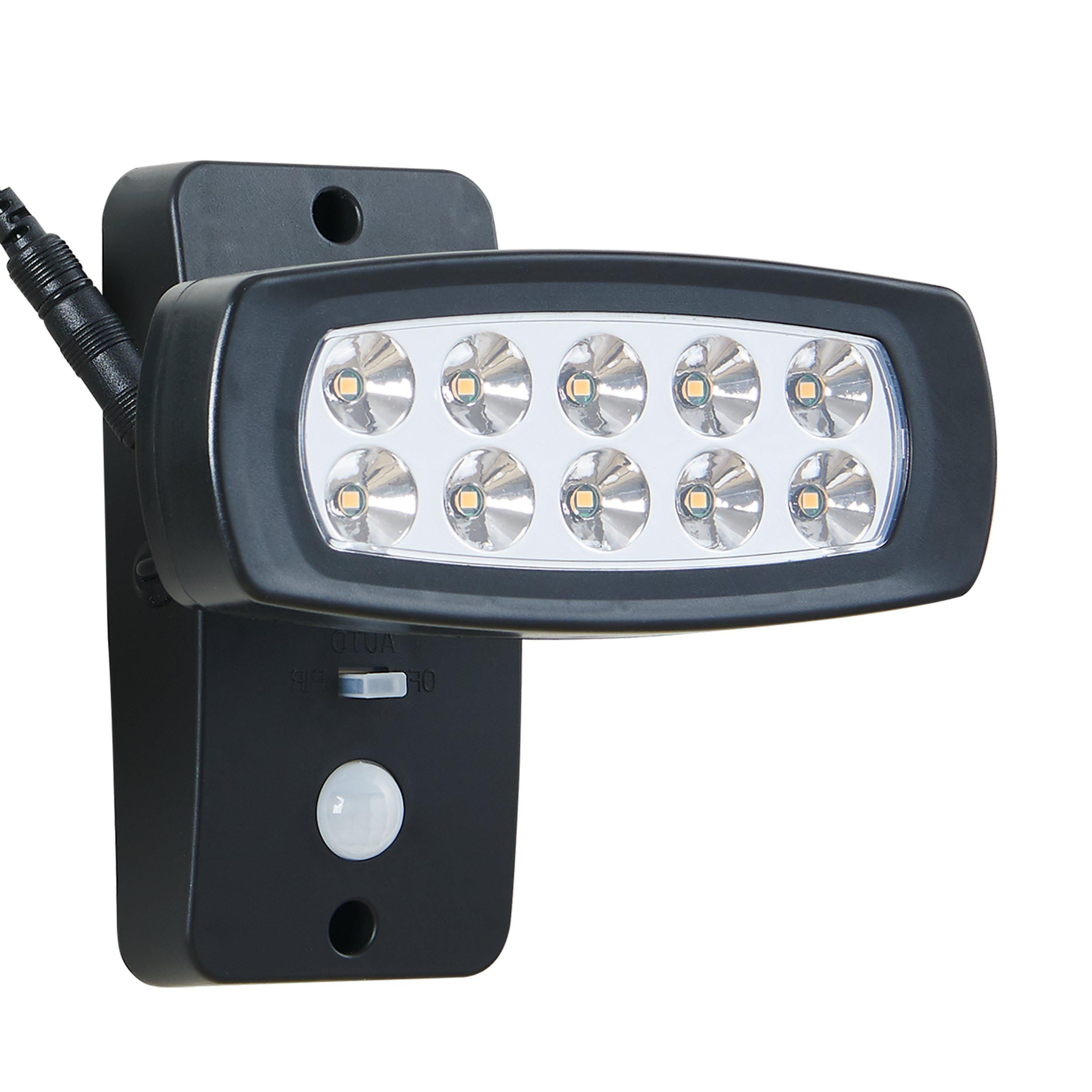 Applique extérieure plastique noir PALIZZI LED INT 1X2W