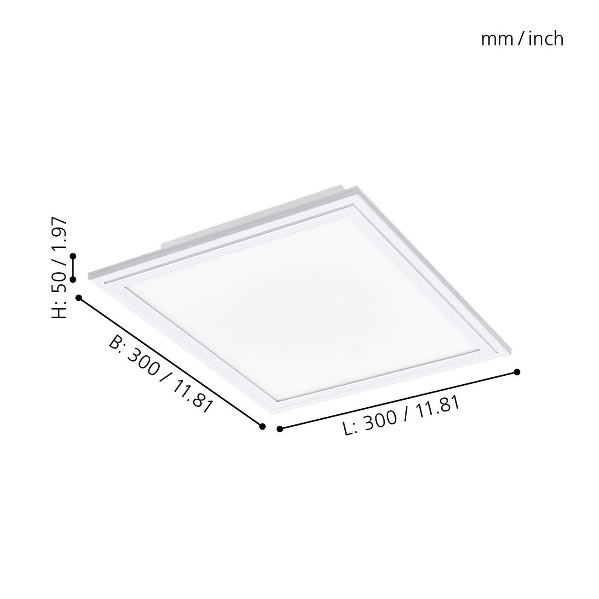 Plafonnier métal blanc SALOBRENA-A LED INT 3X14W