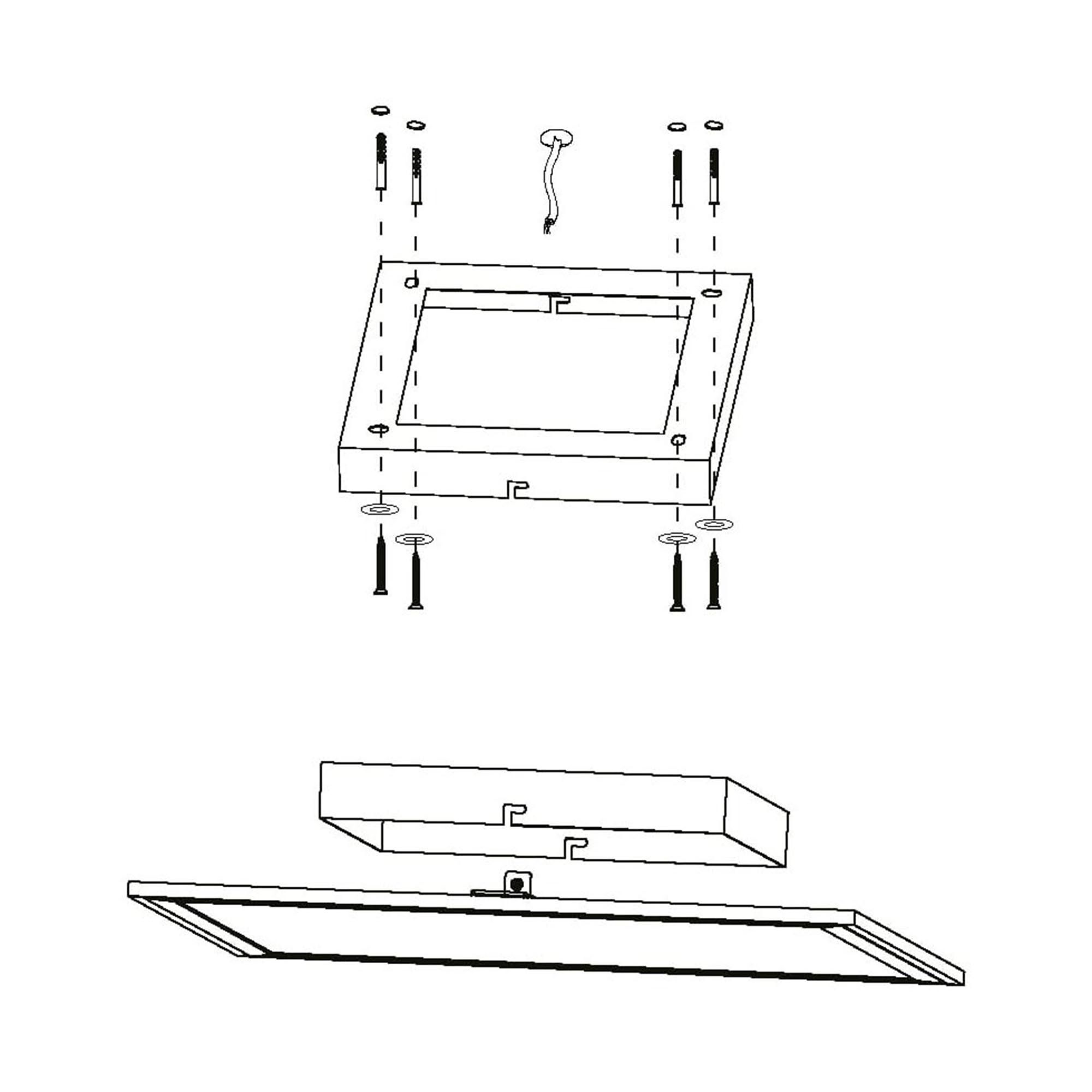 Plafonnier métal blanc SALOBRENA-A LED INT 3X14W