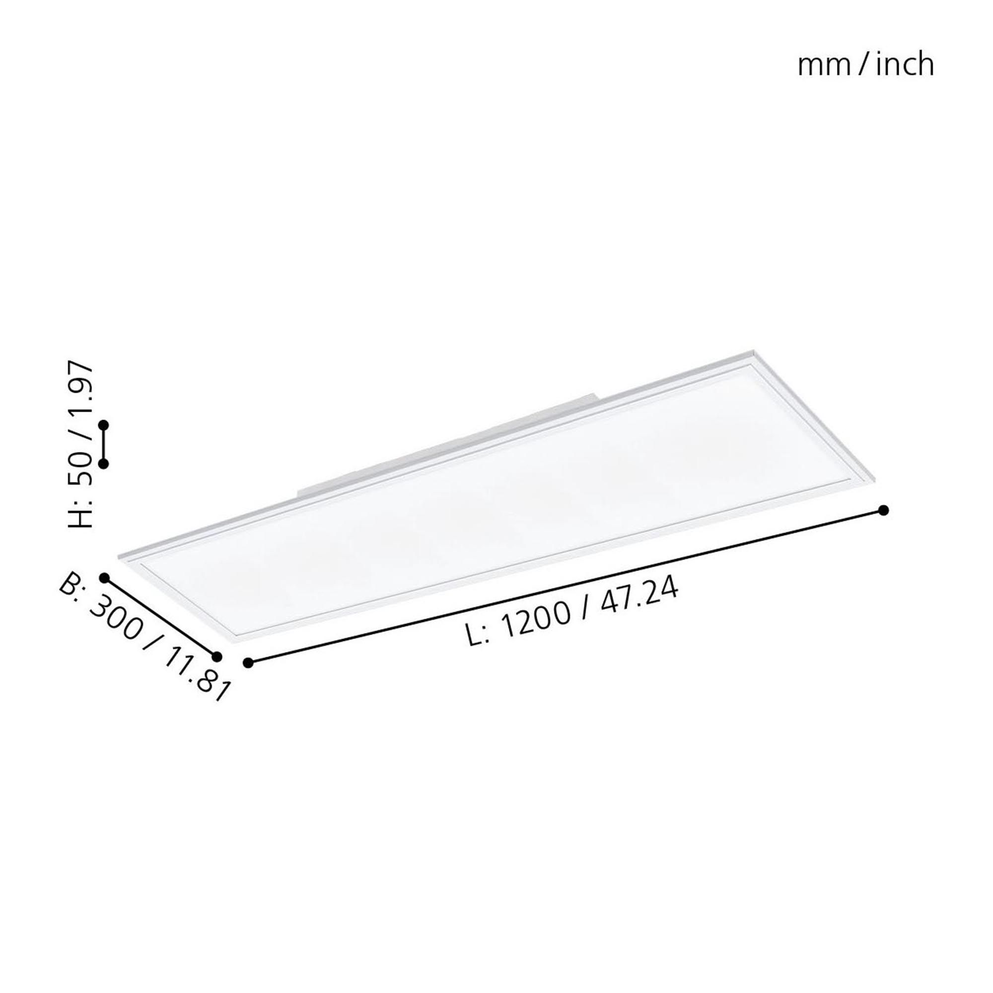 Plafonnier métal blanc SALOBRENA-A LED INT 1X31,5W