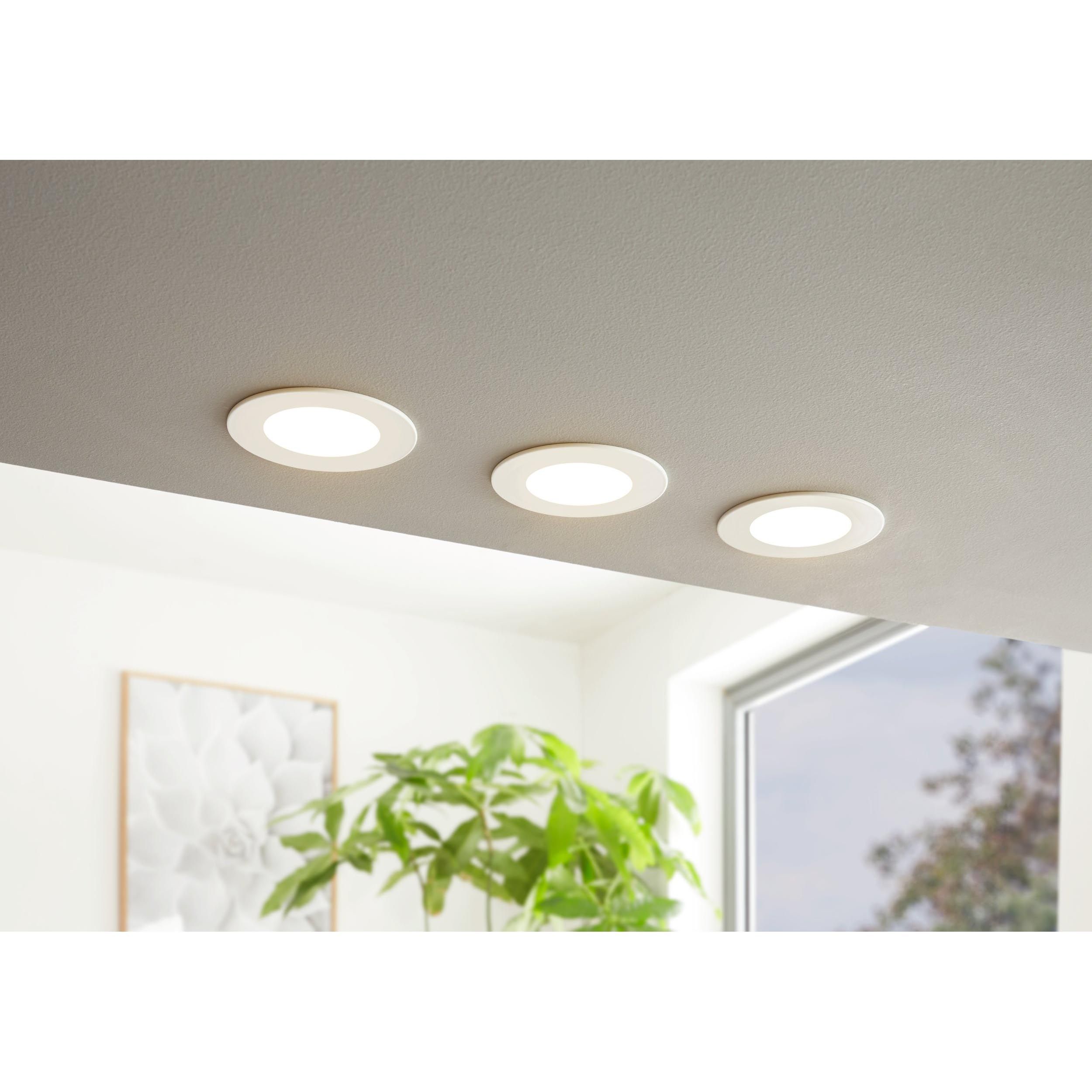 Spot aluminium blanc FUEVA-A LED INT 1X5W