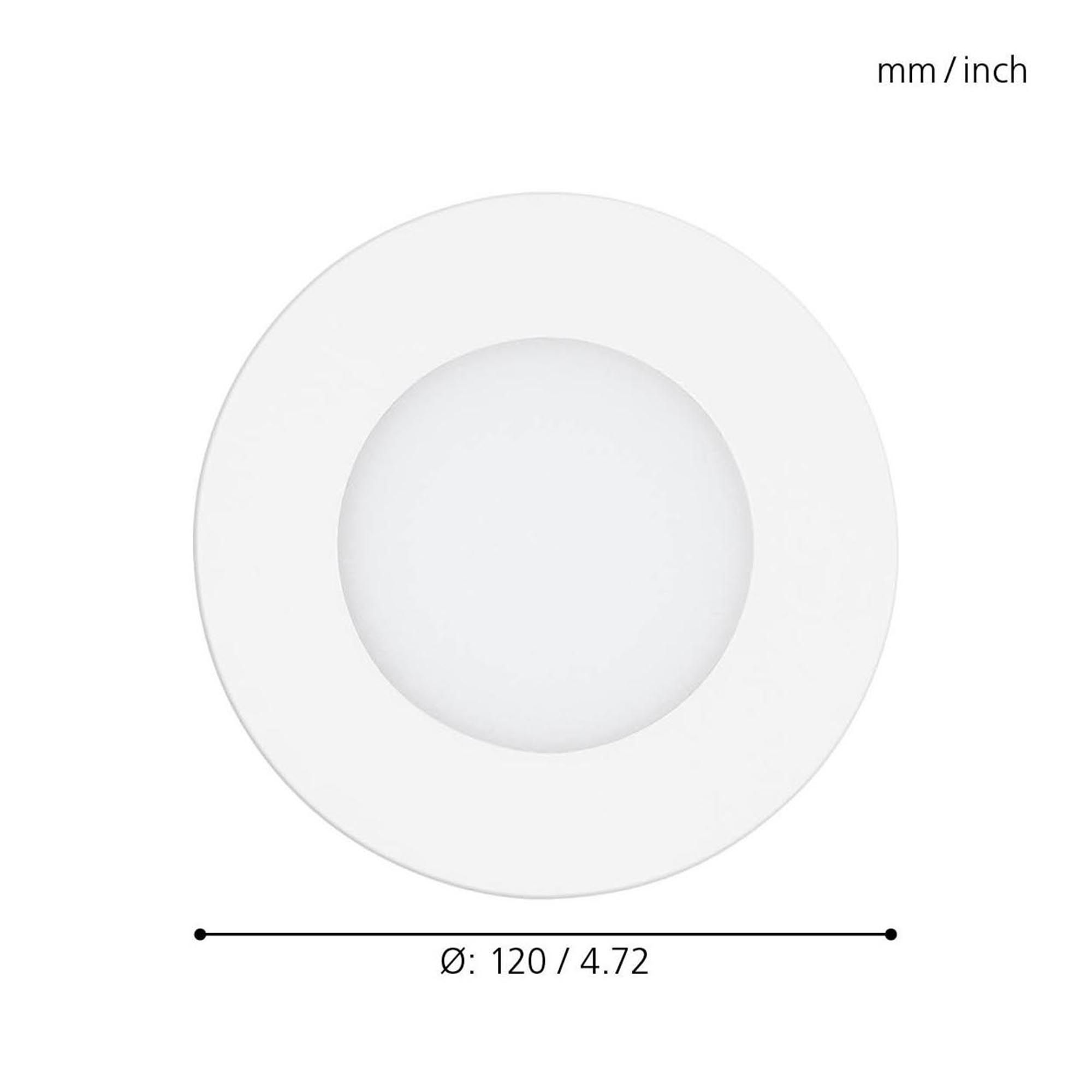 Spot aluminium blanc FUEVA-A LED INT 1X5W