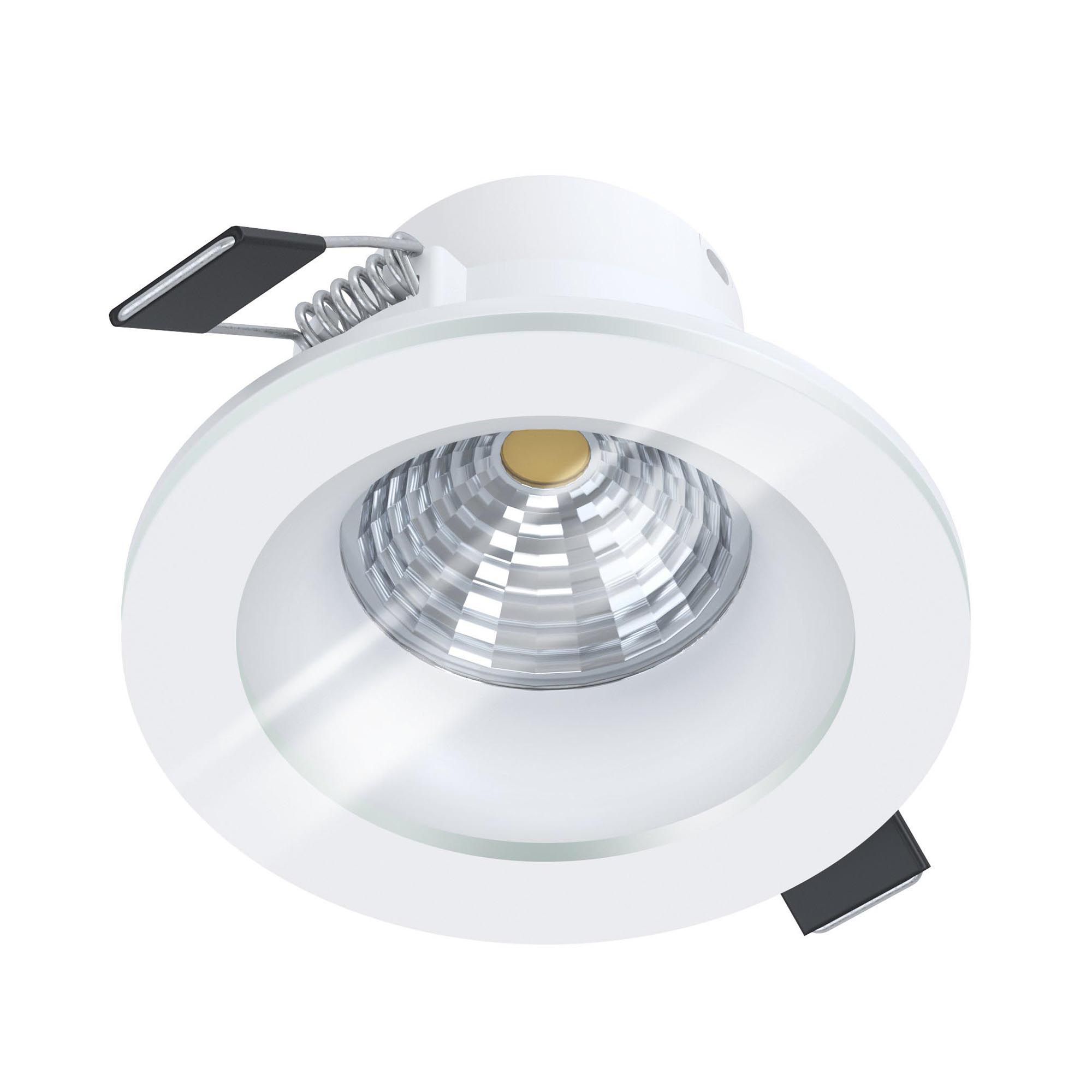 Spot à encastrer métal blanc SALABATE 2700K LED INT 1X6W