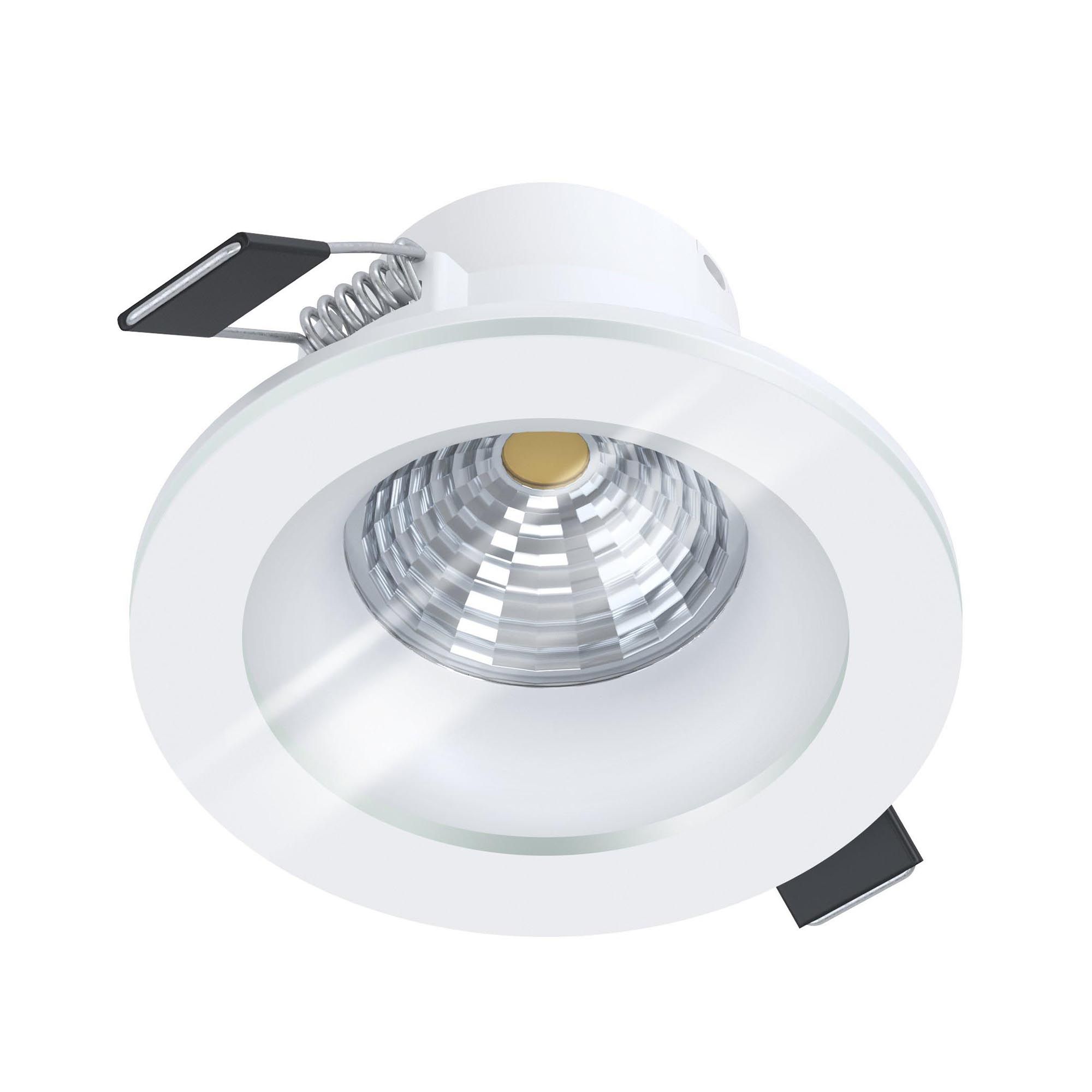 Spot à encastrer métal blanc SALABATE 4000K LED INT 1X6W