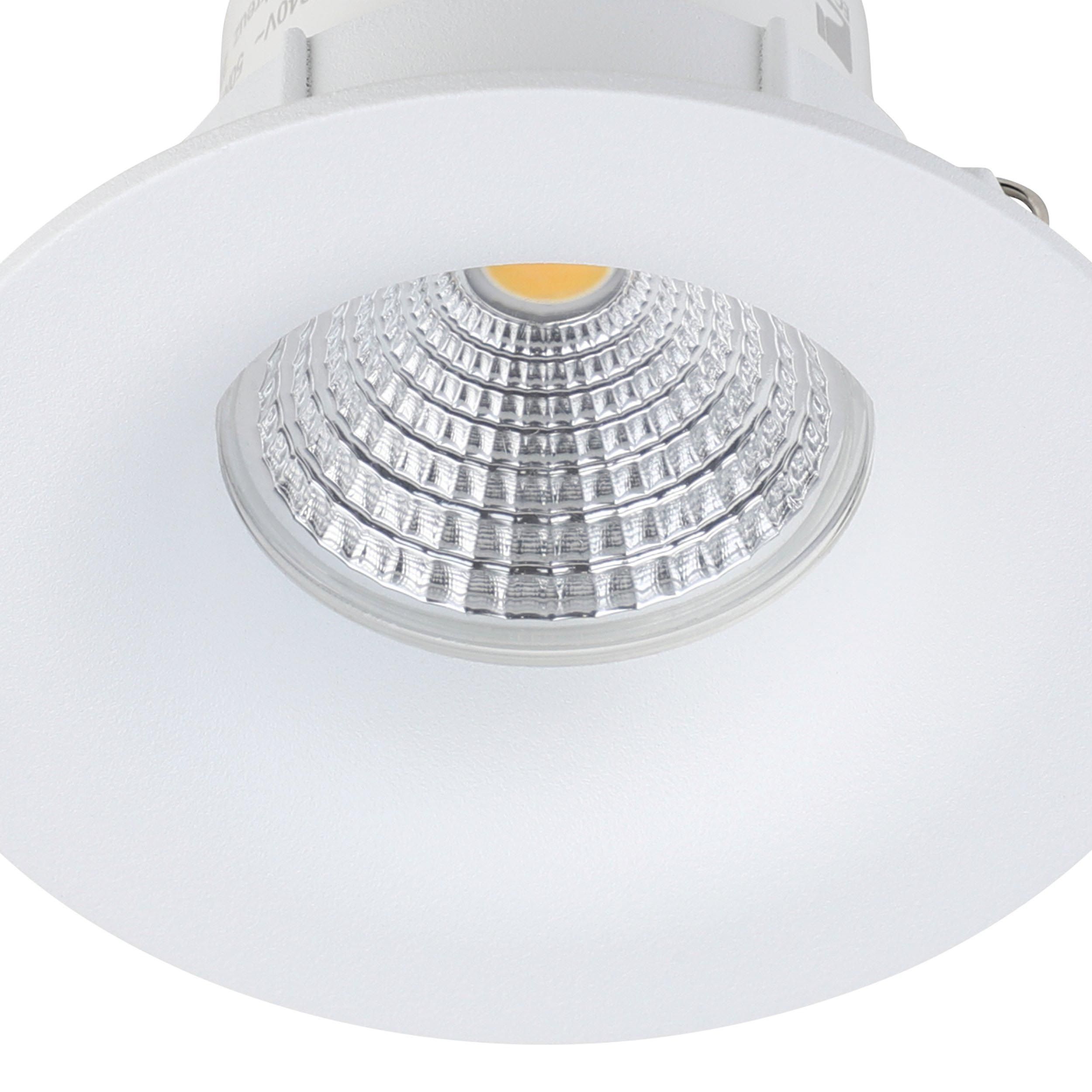 Spot à encastrer métal blanc SALICETO LED INT 1X6W