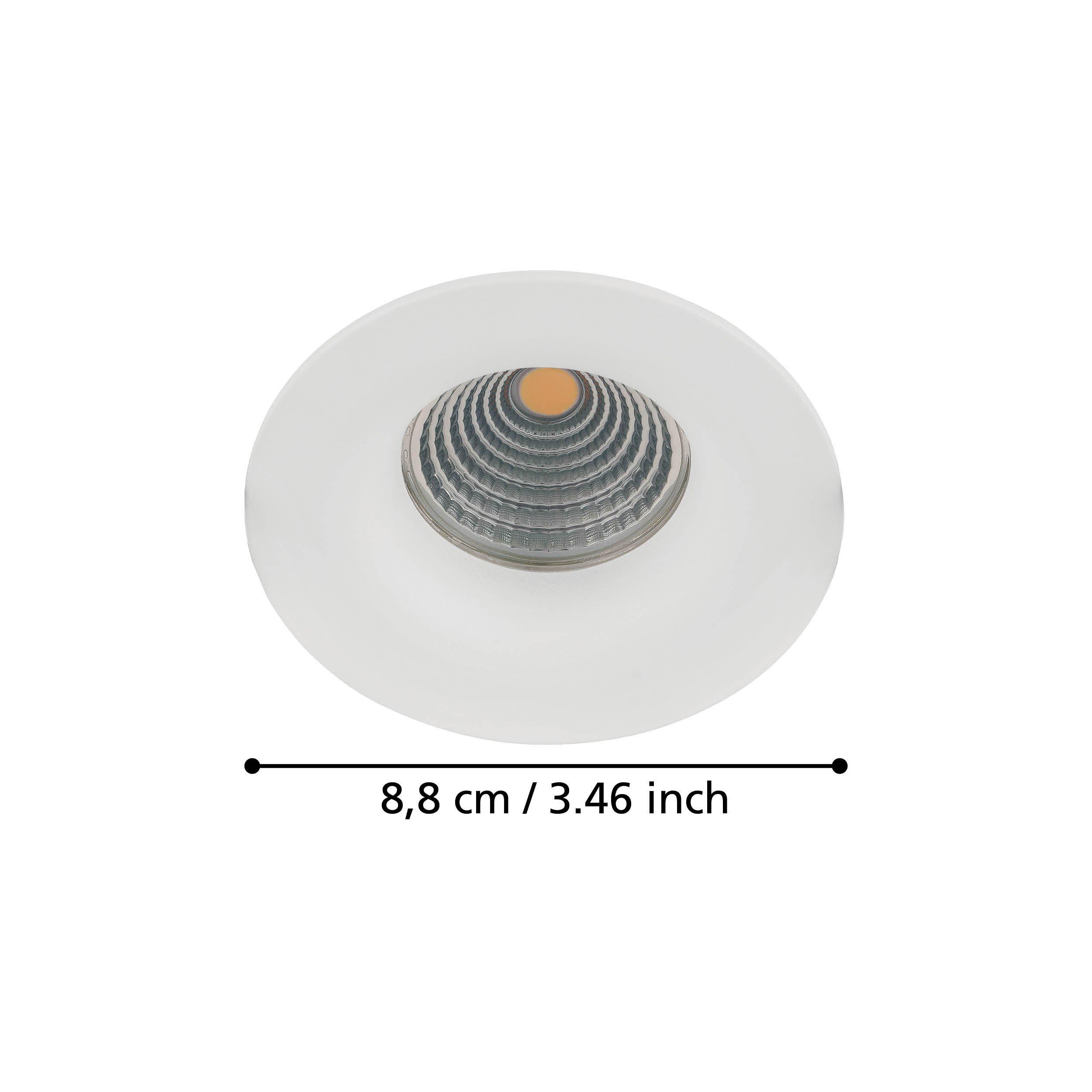 Spot à encastrer métal blanc SALICETO LED INT 1X6W