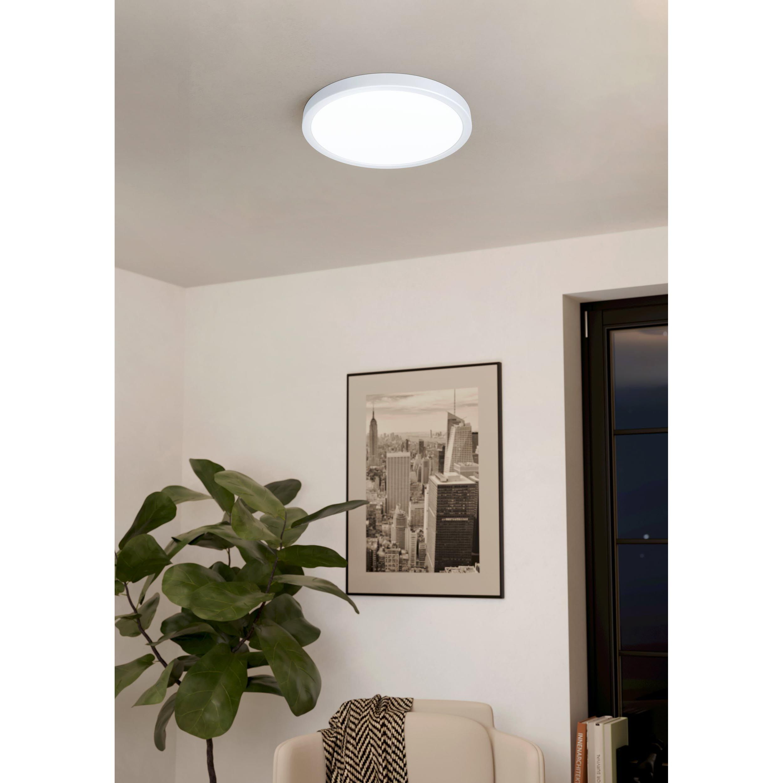 Plafonnier aluminium blanc FUEVA-A LED INT 3X20W