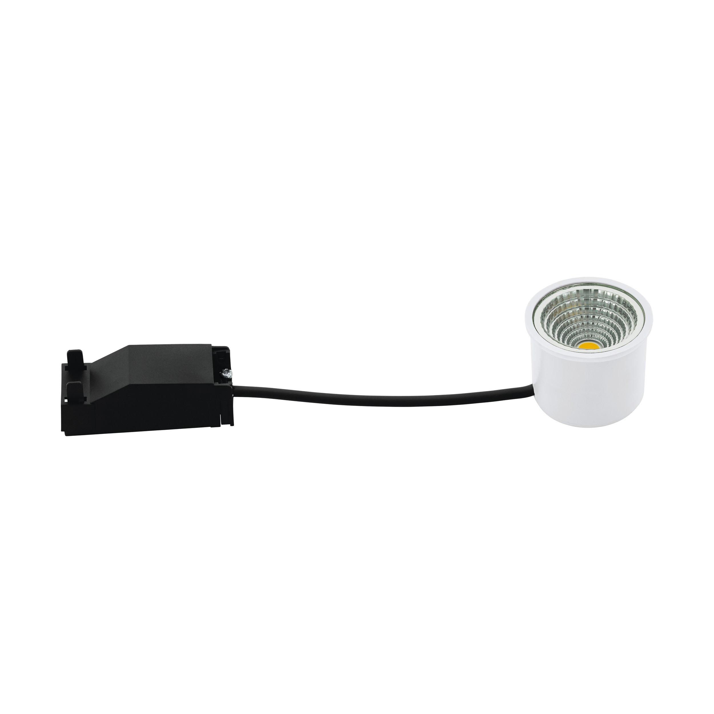 Spot à encastrer plastique blanc SALICETO LED INT 1X6W