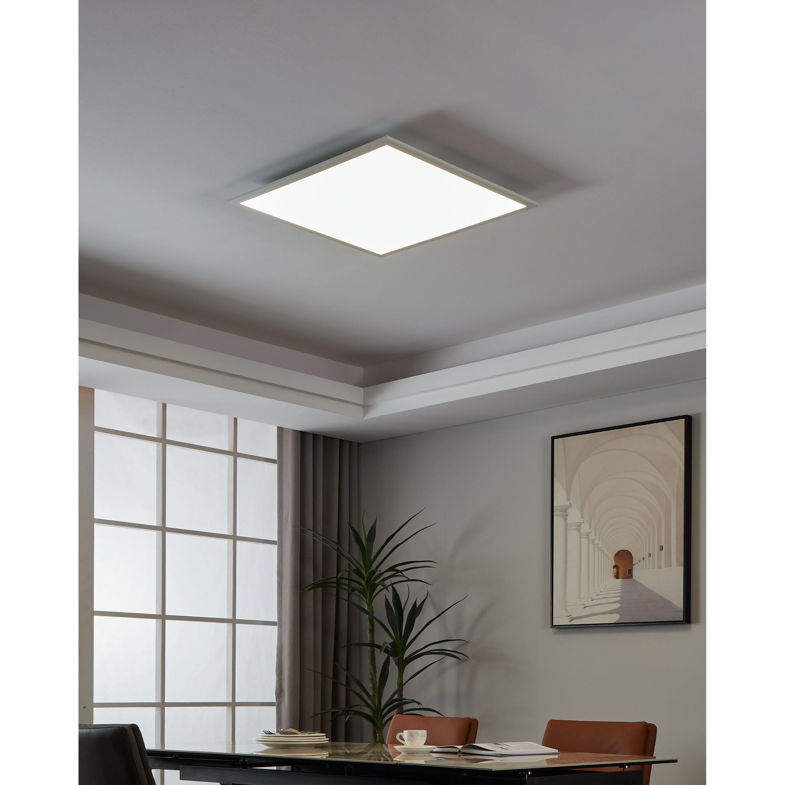 Plafonnier métal blanc SALOBRENA-M LED INT 4X35W