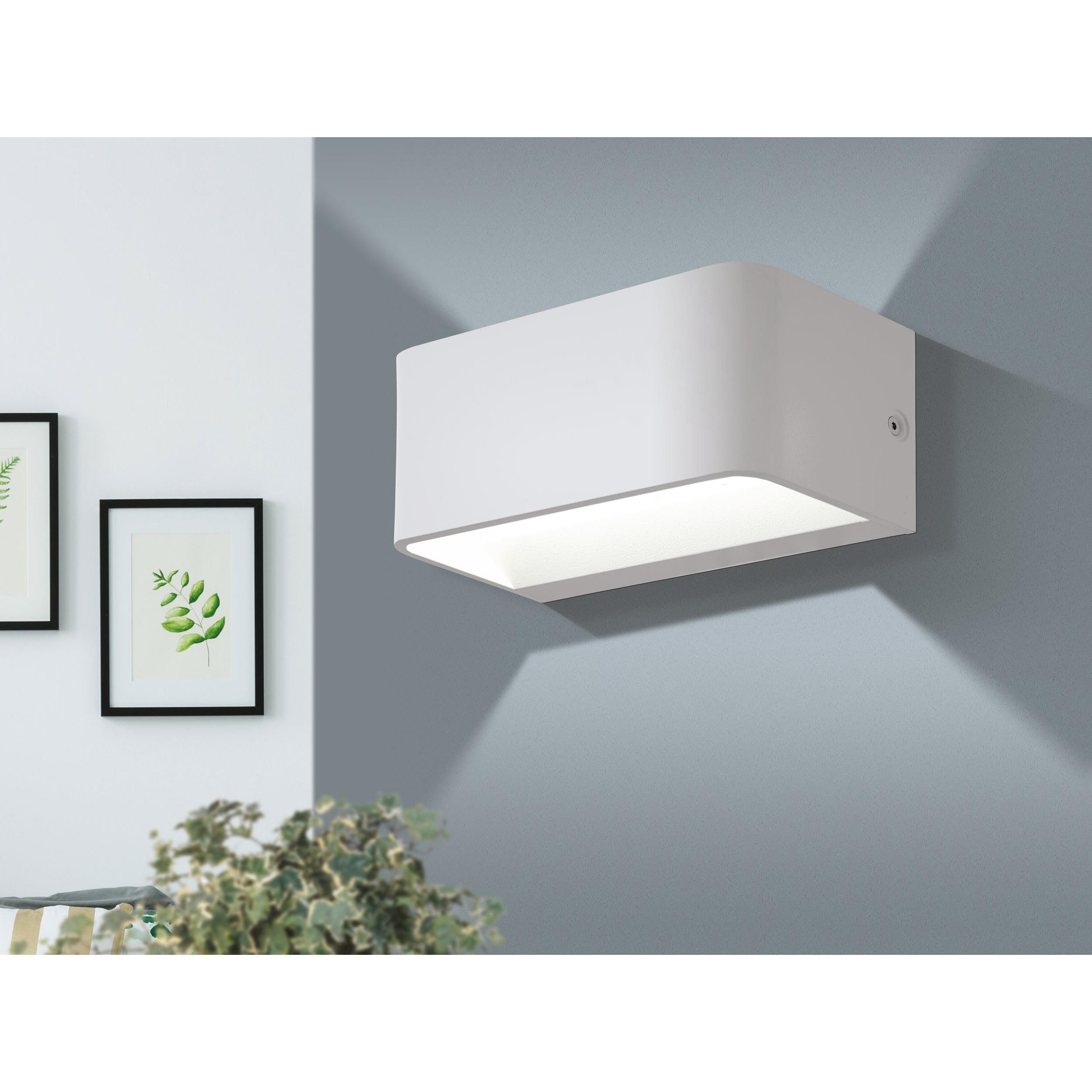 Applique murale métal blanc SANIA 4 LED INT 1X10W