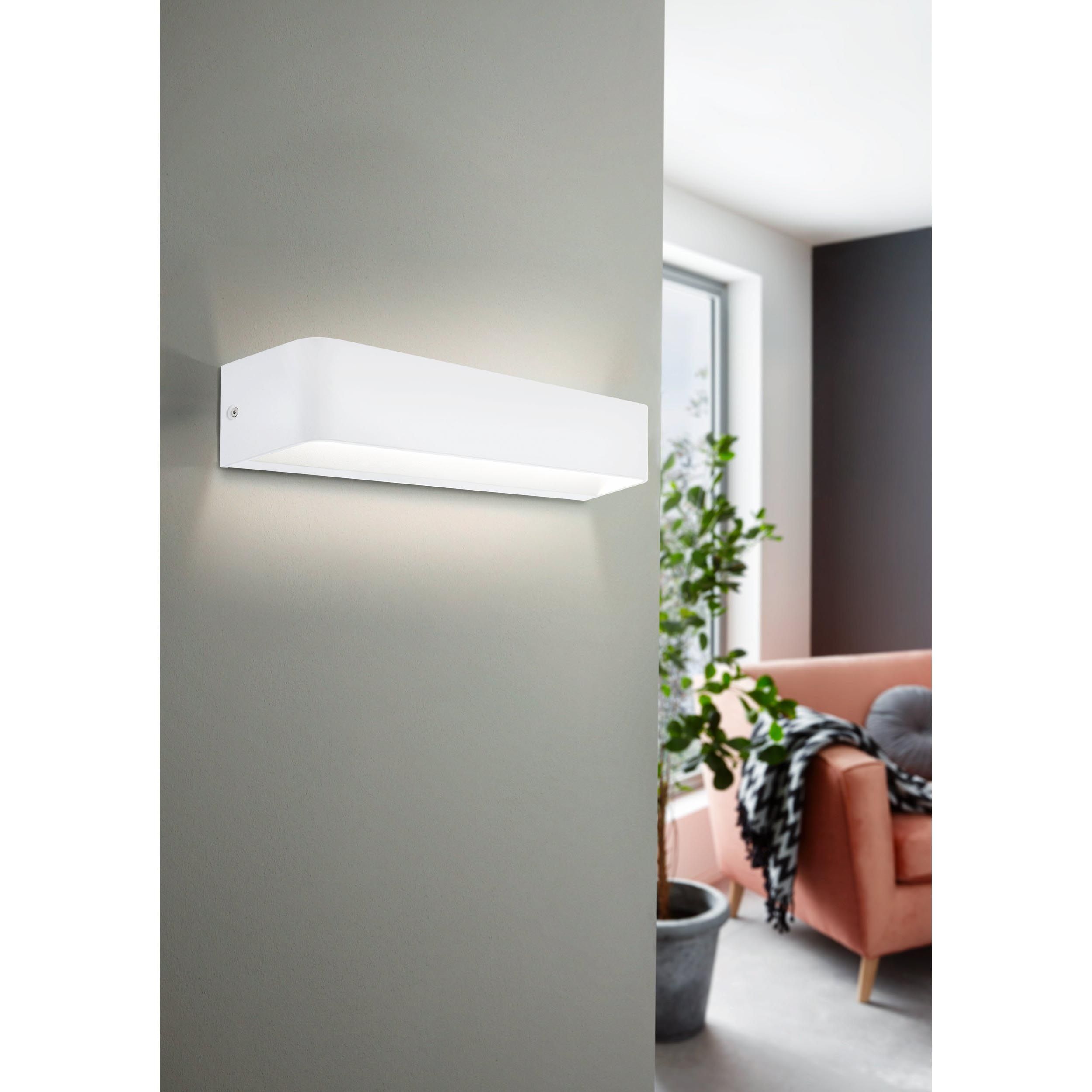 Applique murale métal blanc SANIA 4 LED INT 2X12W