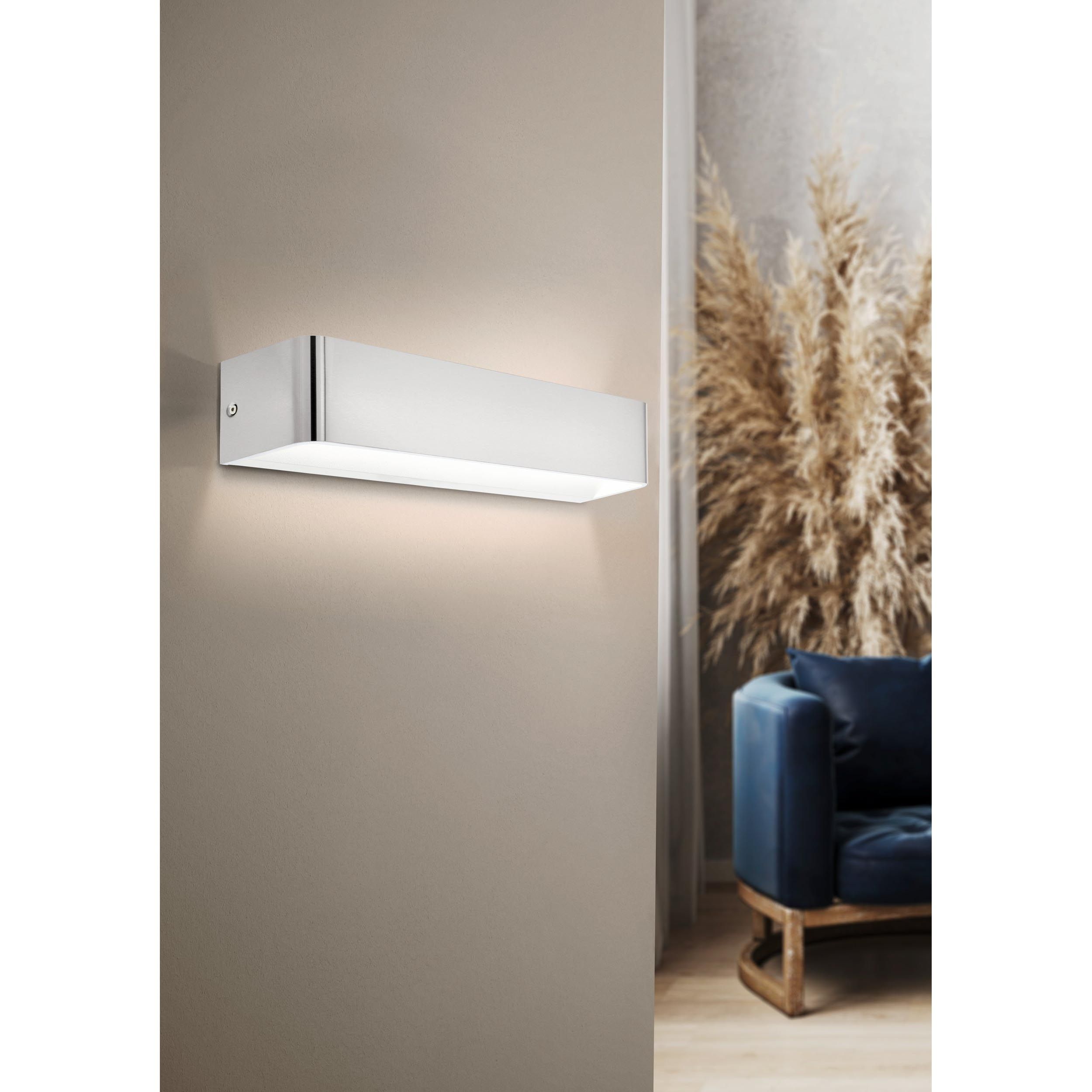 Applique murale métal argenté SANIA 4 LED INT 4X12W