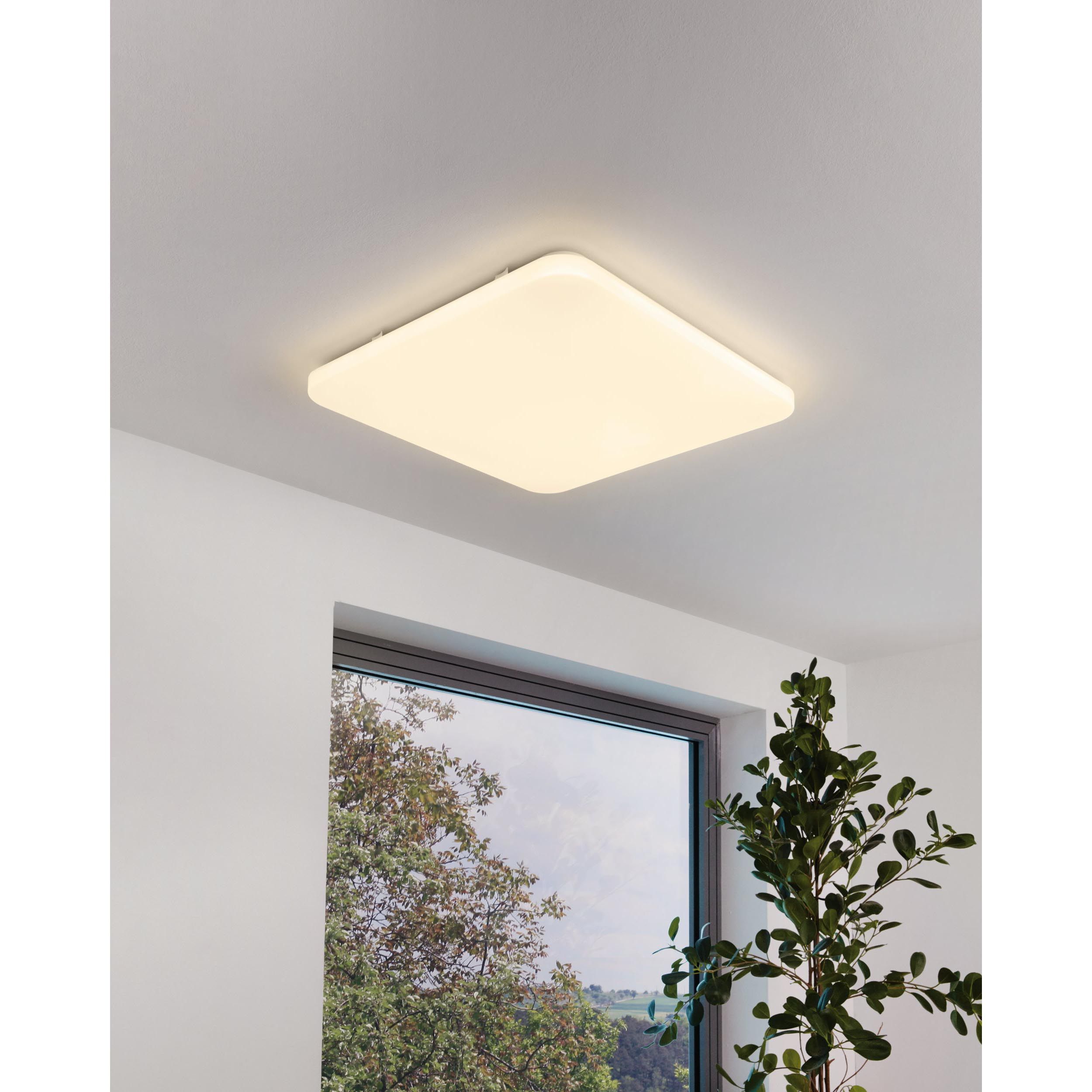 Plafonnier plastique blanc FRANIA 53X53CM LED INT 1X50W