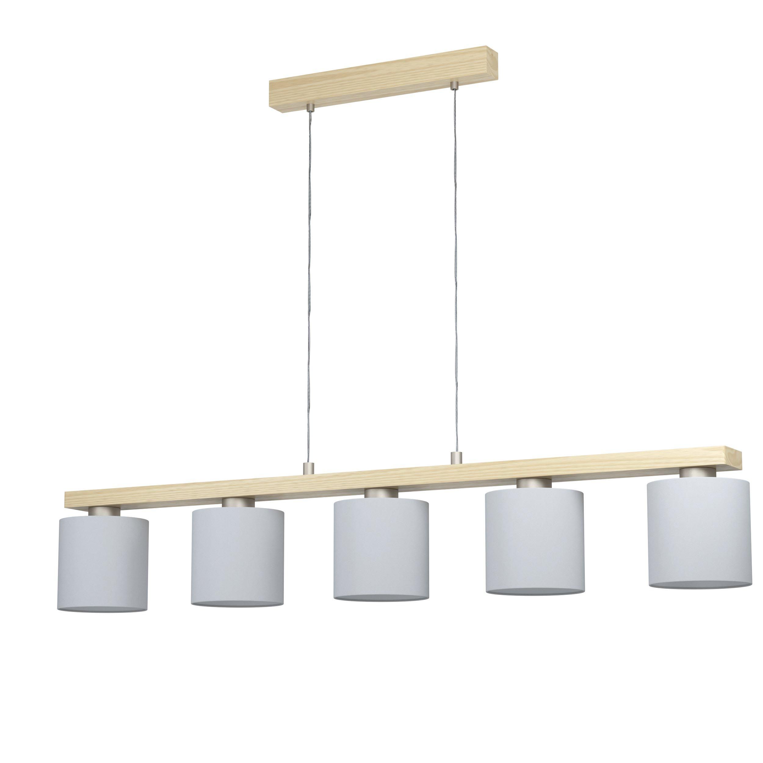 Suspension métal blanc CASTRALVO E27 5X28W