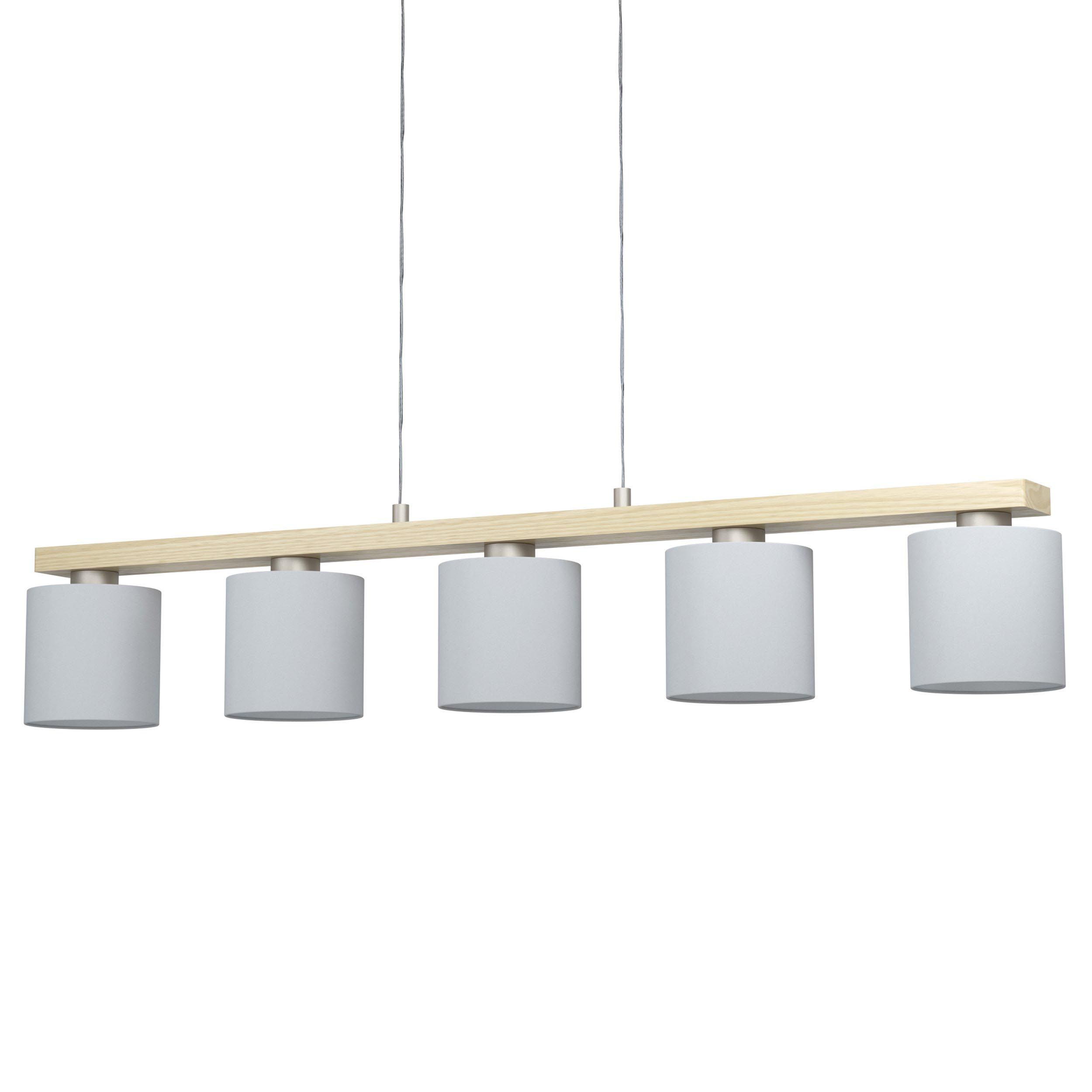 Suspension métal blanc CASTRALVO E27 5X28W