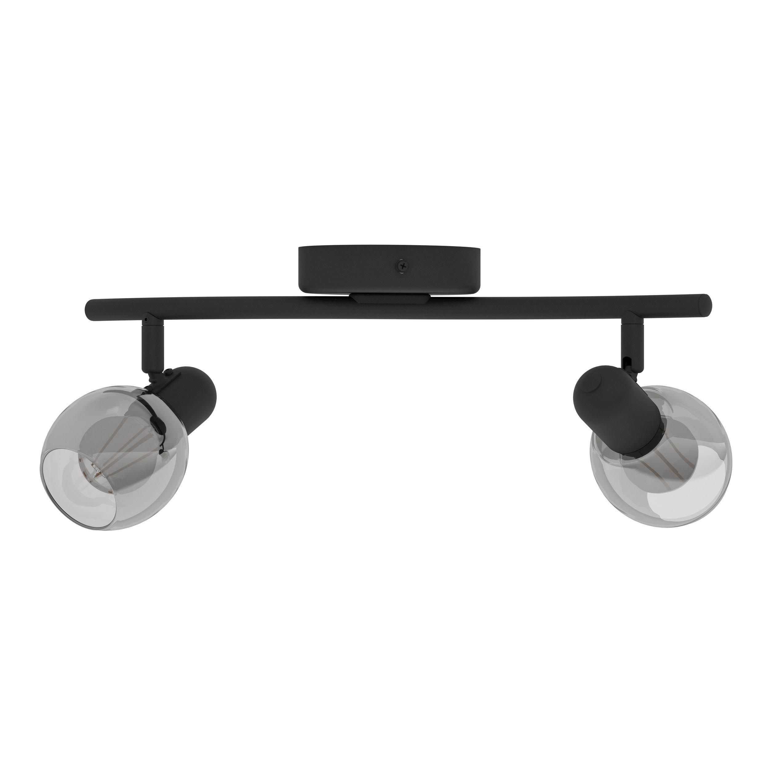 Spot de plafond (réglette/plaf verre fume POLLICA E14 2X28W