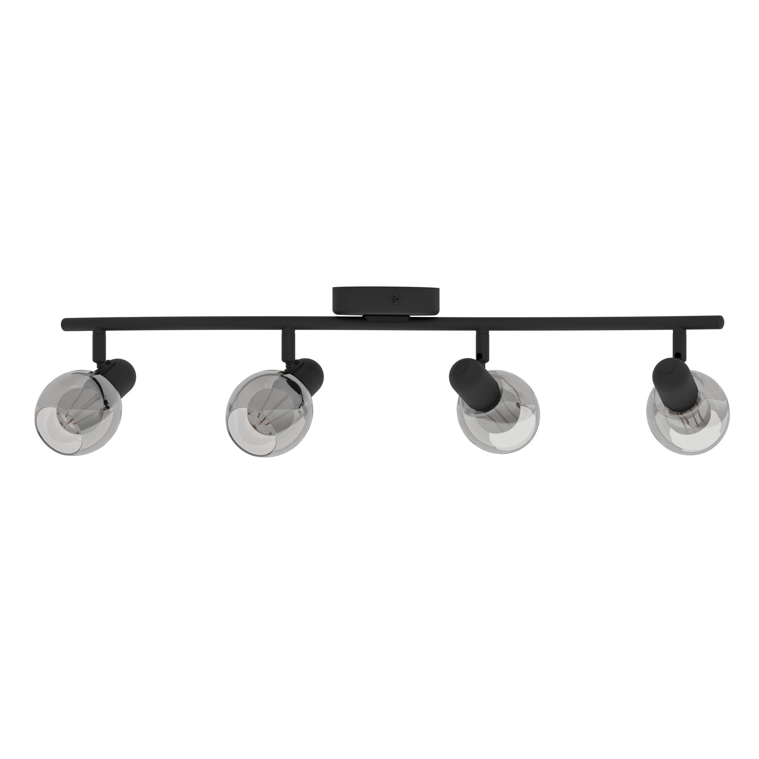 Spot de plafond (réglette/plaf verre fume POLLICA E14 4X28W