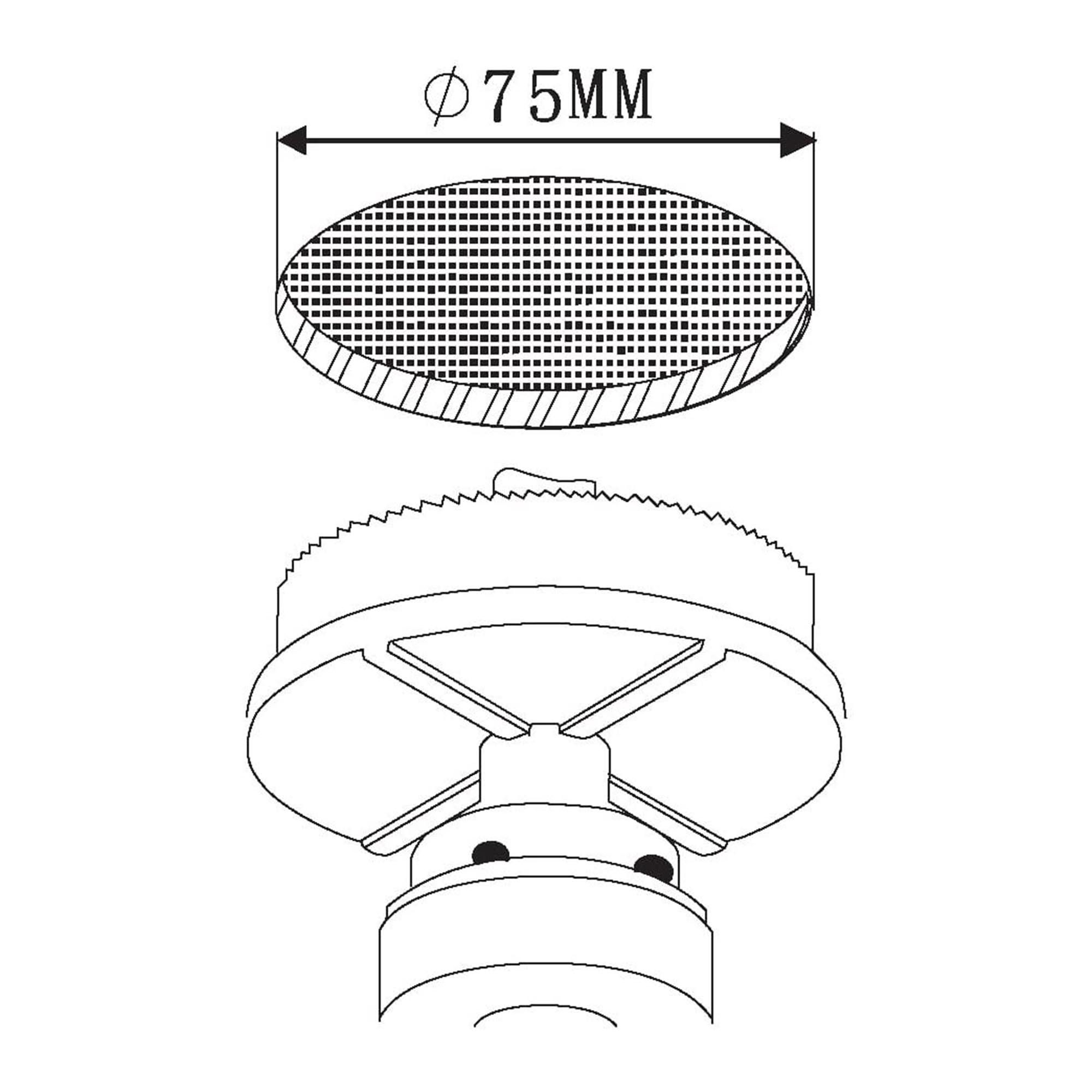 Spot à encastrer métal argenté AREITIO Carré GU10 3X4,6W