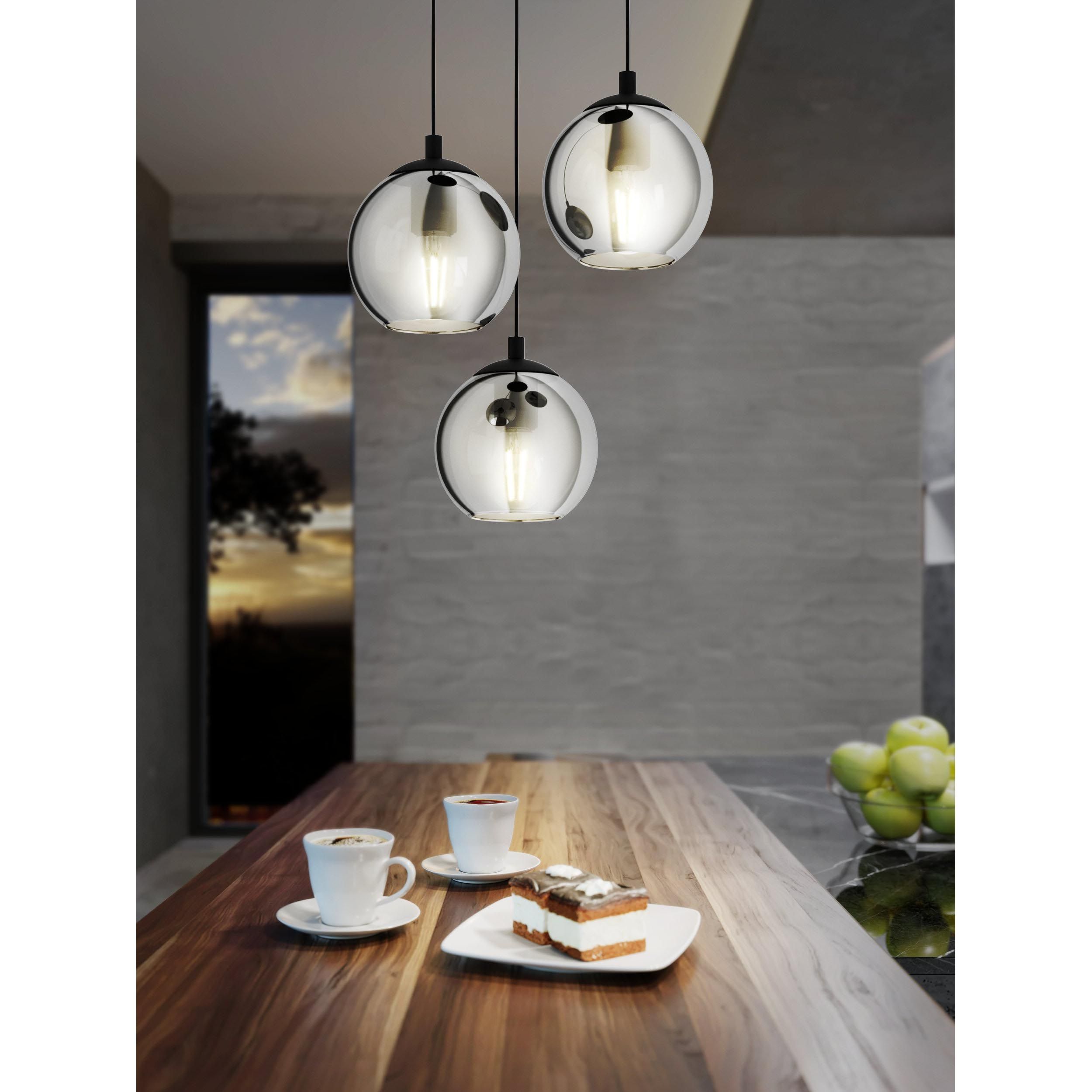 Suspension métal blanc ARISCANI Cascade 3 E27 3X40W