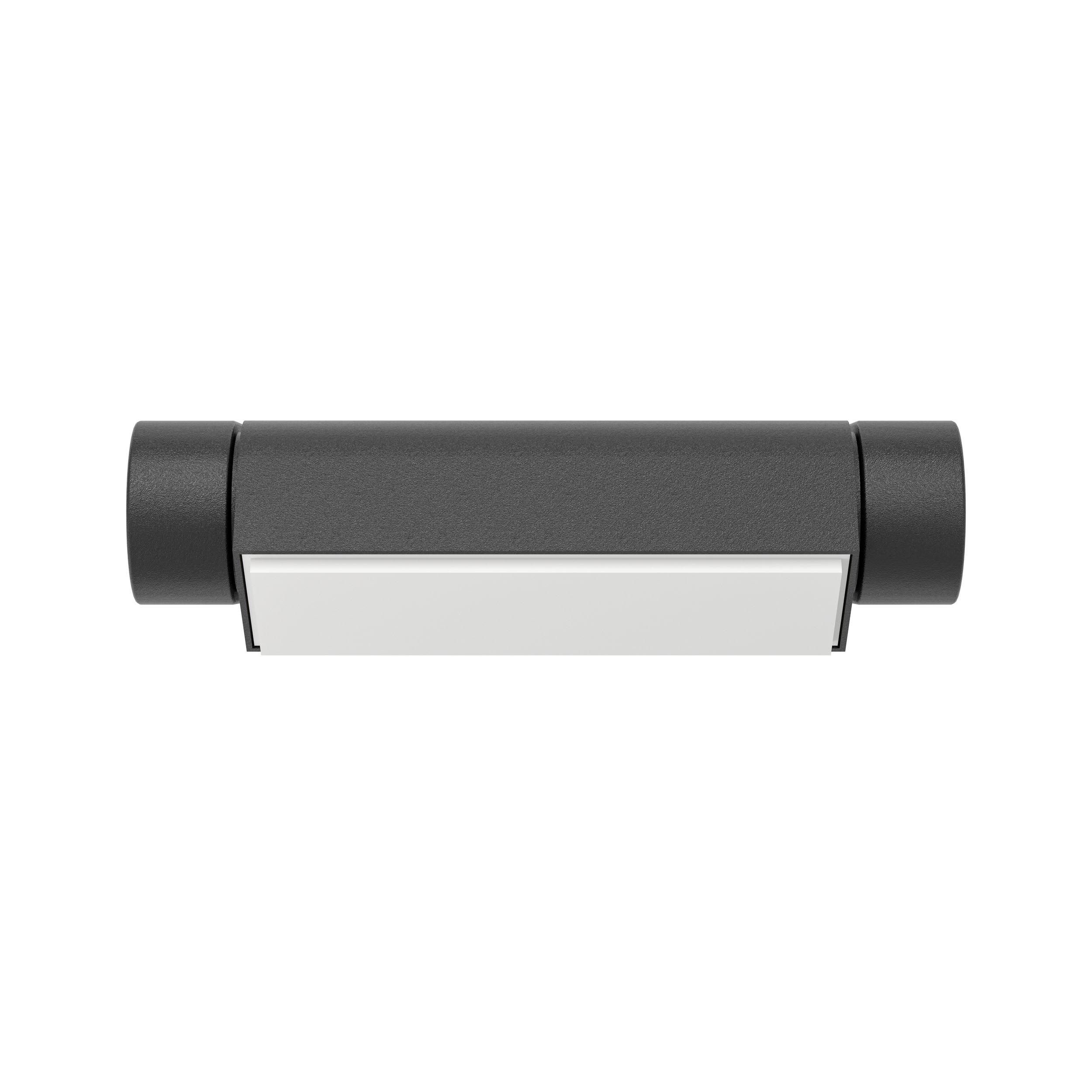 Applique extérieure métal noir BRIANZA LED INT 1X4,8W