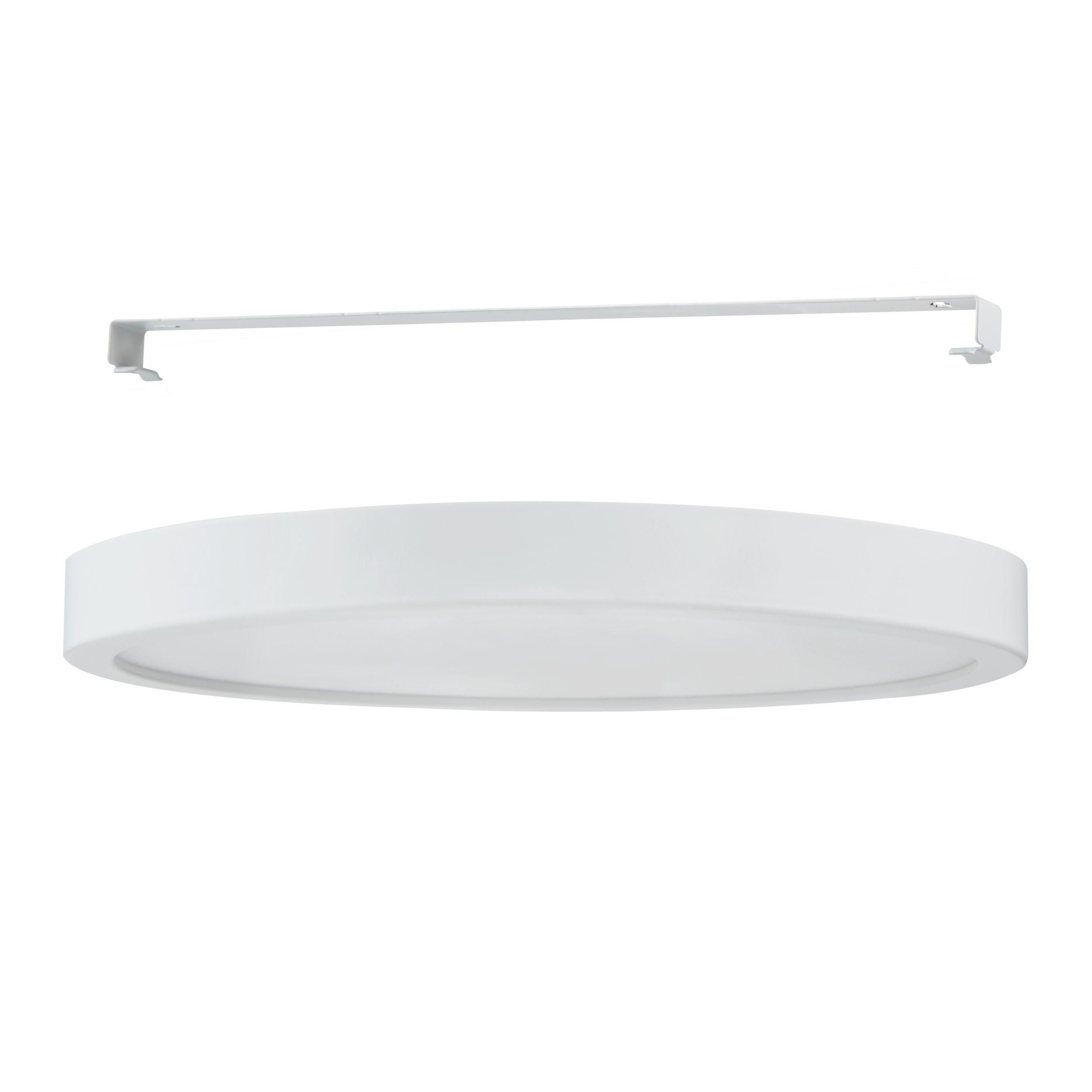 Plafonnier aluminium blanc FUEVA-Z LED INT 4X19,5W