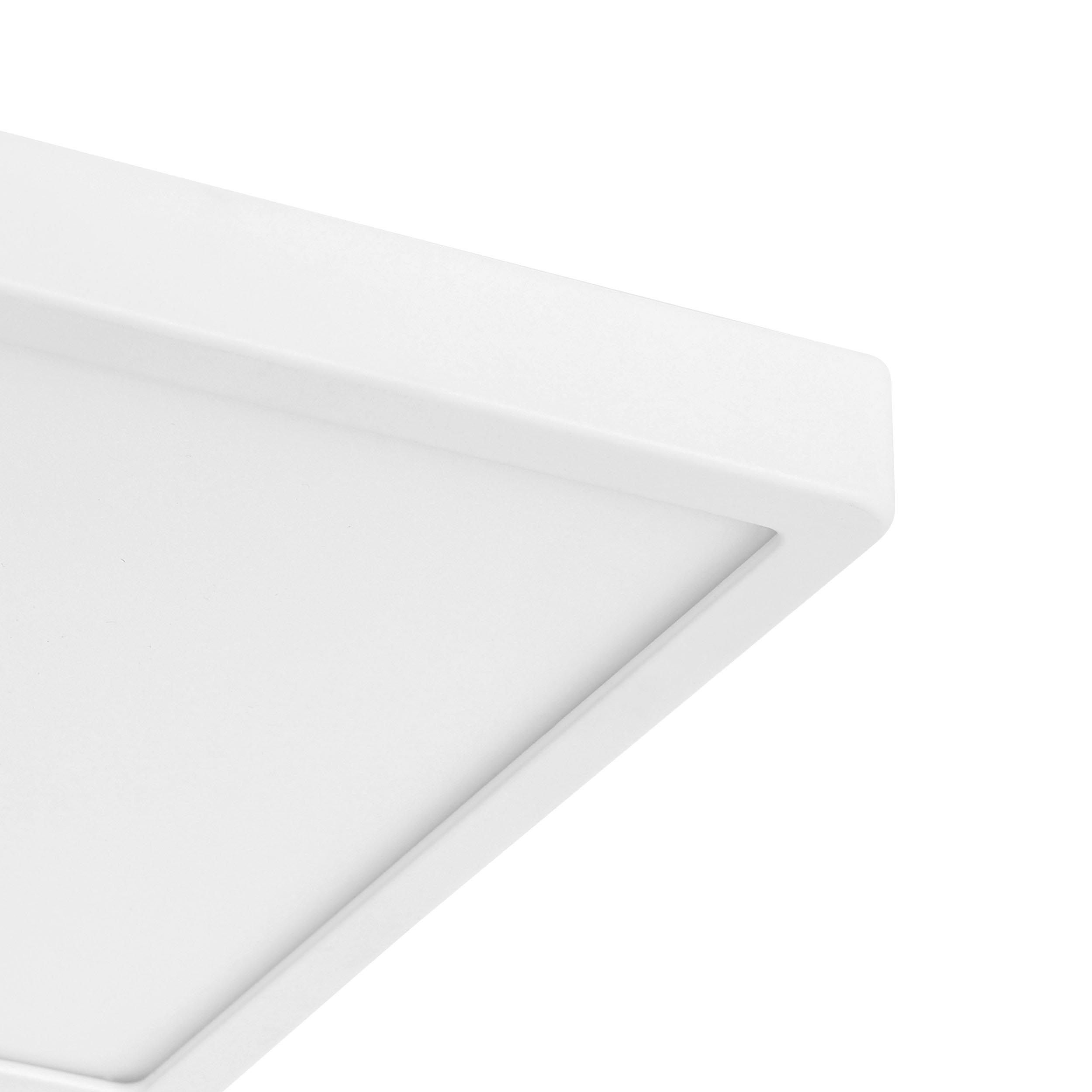 Plafonnier métal blanc FUEVA-Z LED INT 1X19,5W