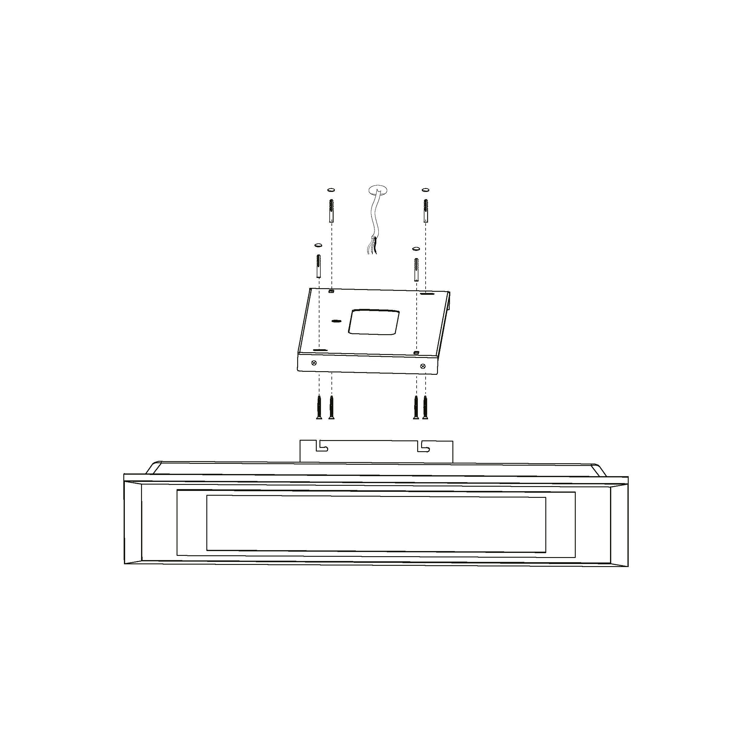 Plafonnier métal noir SAVATARILA LED INT 1X32,5W