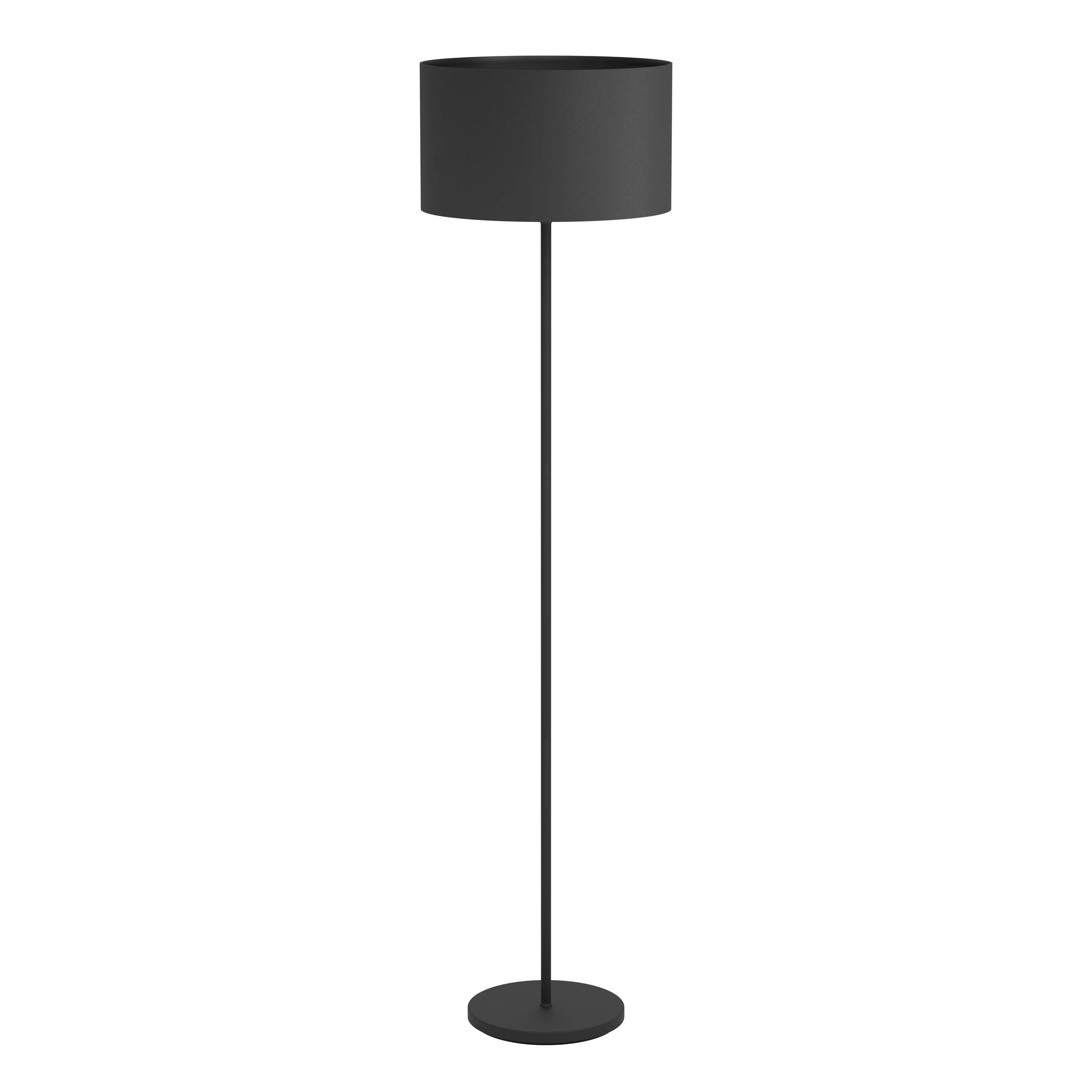 Lampadaire tissu noir MASERLO 1 E27 1X40W