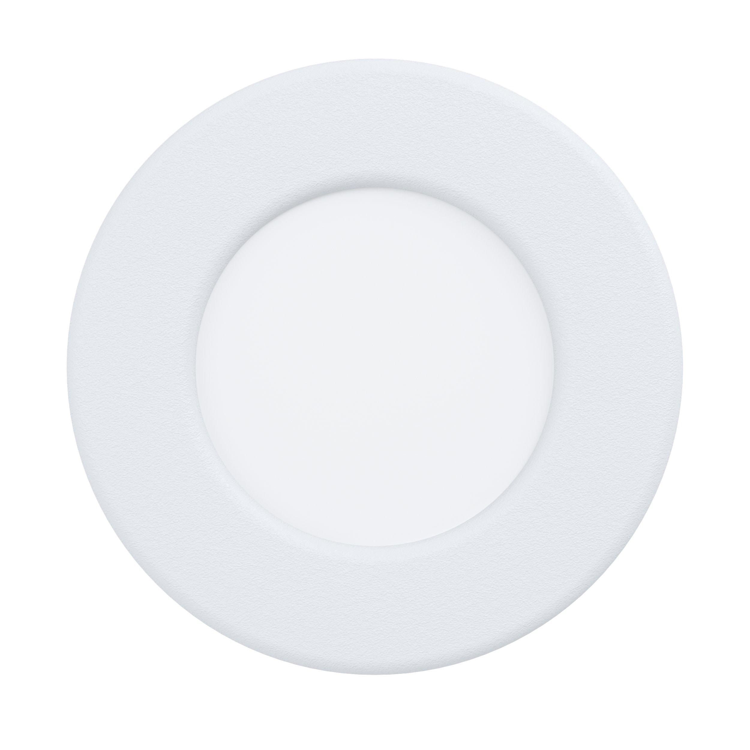 Spot à encastrer en plastique blanc FUEVA 5 D8,6CM LED 2,7W