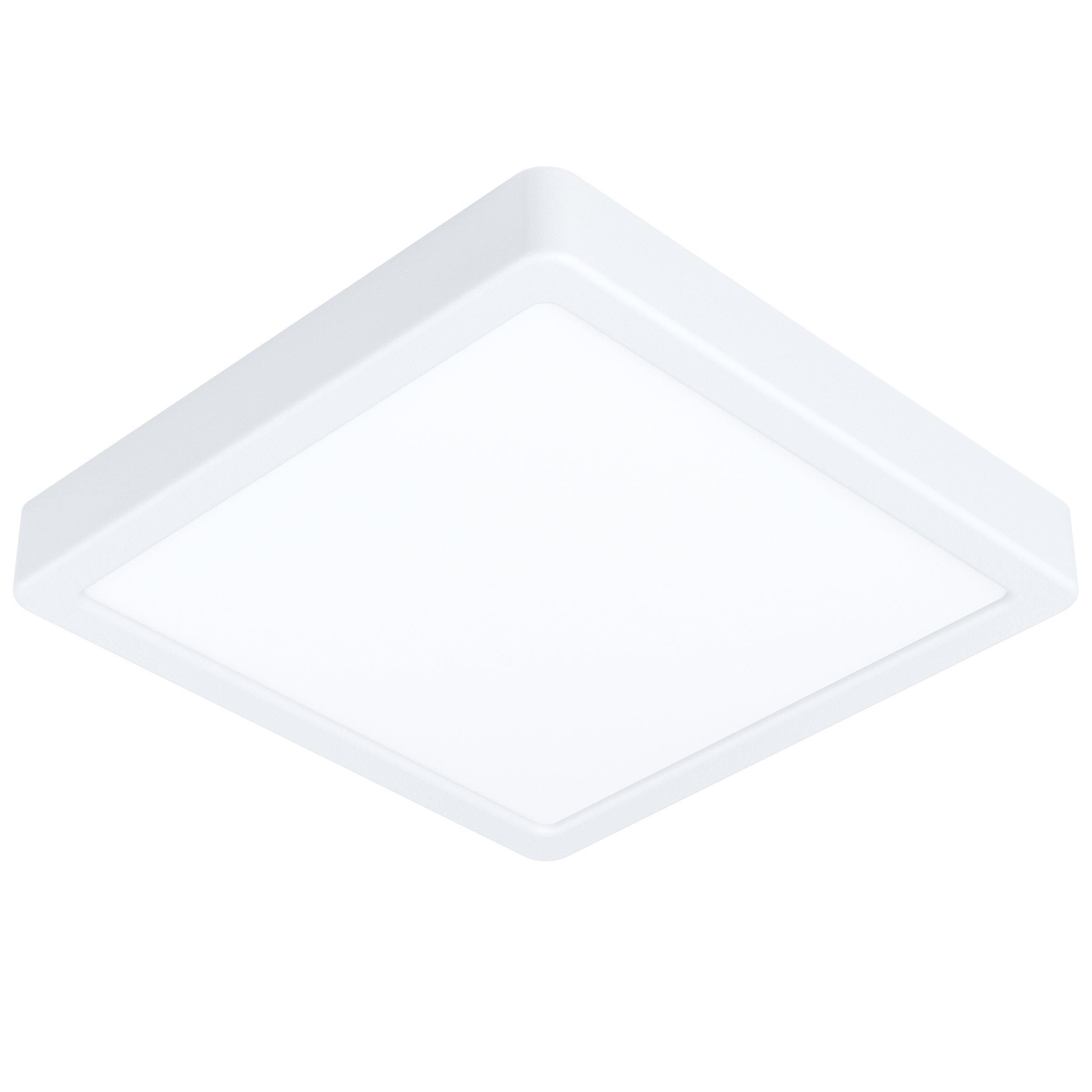 Plafonnier plastique blanc FUEVA 5 LED INT 3X17W