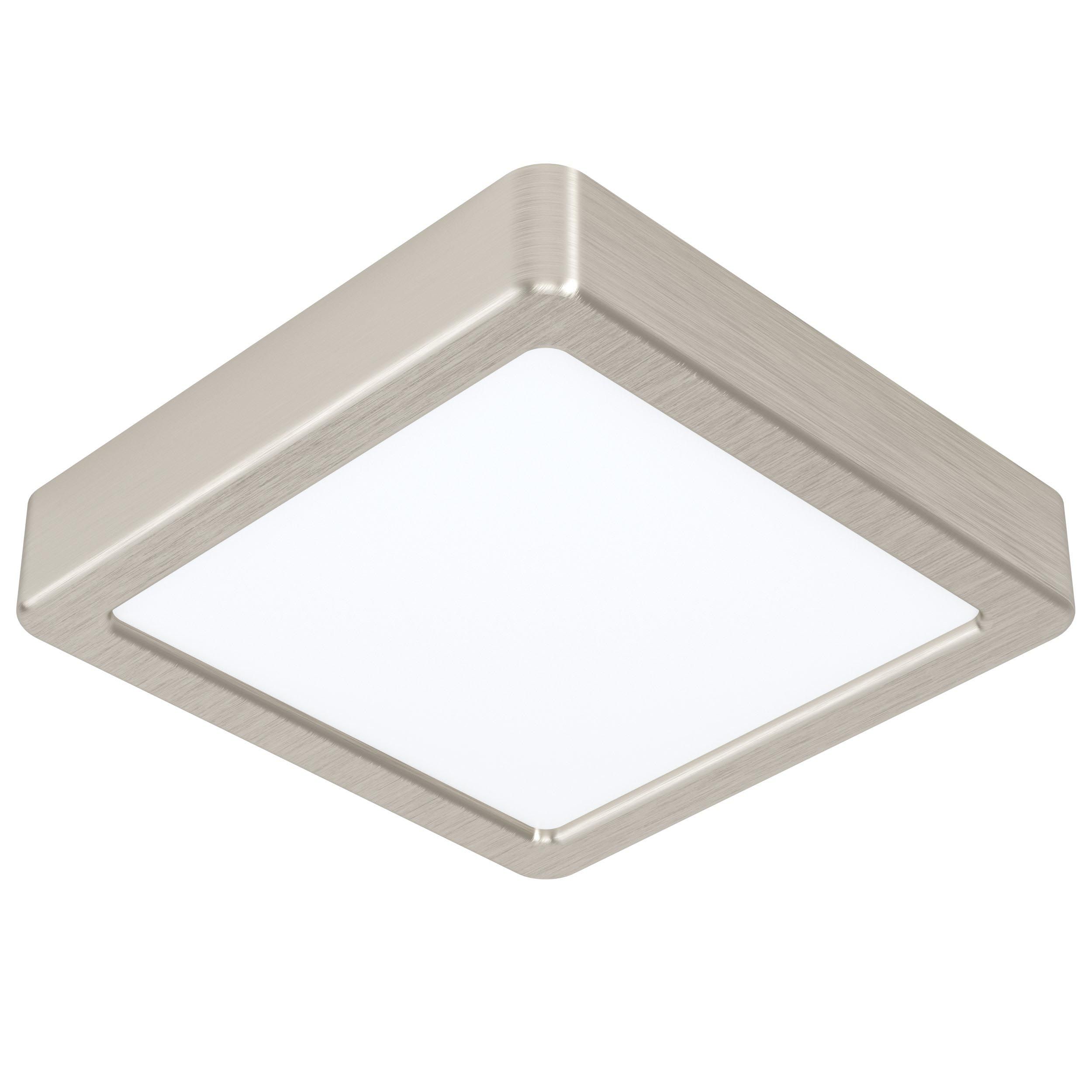 Plafonnier plastique argenté FUEVA 5 LED INT 1X11W